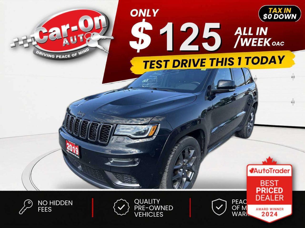 $0 DOWN $125/WEEK ALL IN INCLUDING ONTARIO TAXES O.A.C* LOW KMS!! LOADED LIMITED X 4X4!! Leather, premium panoramic sunroof, heated seats & steering, 8.4-inch touchscreen w/ Android Auto/ Apple CarPlay, remote start, navigation, 20-inch alloys, premium Alpine audio system, tow package, Off Road pages, adaptive cruise control w/ stop & go, blind spot monitor, rear cross-traffic alert, pre-collision system, lane departure warning, backup camera w/ front & rear park sensors, dual-zone climate control, keyless entry w/ push start, rain-sensing wipers, paddle shifters, power liftgate, full power group incl. power driver seat w/ memory, automatic headlights, Bluetooth and more!!This vehicle just landed and is awaiting a full detail and photo shoot. Contact us and book your viewing today!