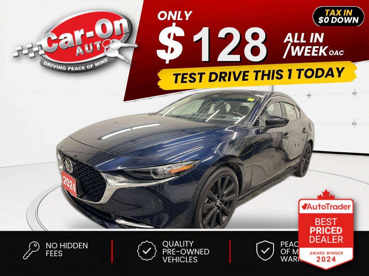 $0 DOWN $128/WEEK ALL IN INCLUDING ONTARIO TAXES O.A.C* TOP OF THE LINE GT ALL-WHEEL DRIVE W/ 250HP 2.5L TURBO!! Leather, sunroof, heated seats & steering, 360 camera w/ front & rear park sensors, heads-up display, navigation, wireless Android Auto/ Apple CarPlay, 18-inch black alloys, blind spot monitor, rear cross-traffic alert, traffic sign recognition, traffic jam assist, pre-collision system, lane departure warning, premium Bose audio system, wireless charger, dual-zone climate control, keyless entry w/ push start, full power group incl. power driver & passenger seats w/ driver memory, automatic headlights w/ auto highbeams, garage door opener, auto-dimming rearview mirror, Bluetooth and Sirius XM!!