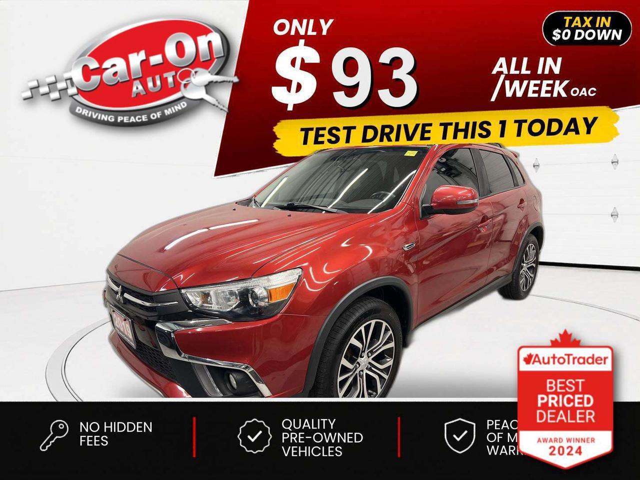 $0 DOWN $93/WEEK ALL IN INCLUDING ONTARIO TAXES O.A.C* ONLY 80,000KMS!! SE All-Wheel Drive w/ Heated seats, Android Auto/ Apple CarPlay, 18-inch alloys, blind spot monitor, rear cross-traffic alert, backup camera, automatic climate control, keyless entry w/ push start, power locks, power mirrors, power windows, cruise control, Bluetooth and Sirius XM!!