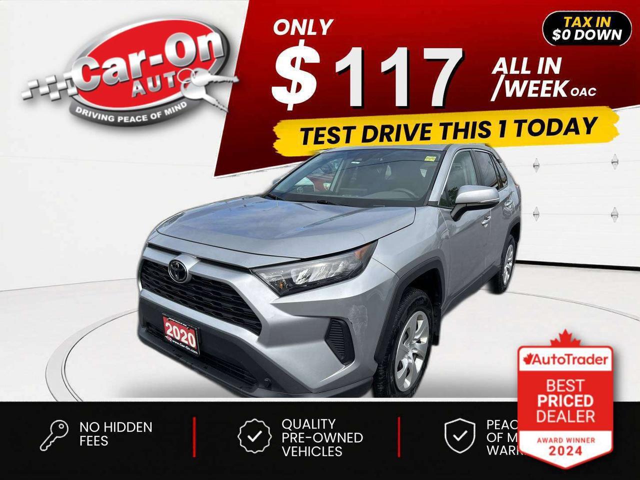 $0 DOWN $117/WEEK ALL IN INCLUDING ONTARIO TAXES O.A.C* All-Wheel Drive w/ Heated seats, Android Auto/ Apple CarPlay, adaptive cruise control, blind spot monitor, rear cross-traffic alert, pre-collision system, lane departure warning, backup camera, automatic climate control, keyless entry, power locks, power mirrors, power windows, automatic headlights w/ auto highbeams, Bluetooth and more!!This vehicle just landed and is awaiting a full detail and photo shoot. Contact us and book your viewing today!