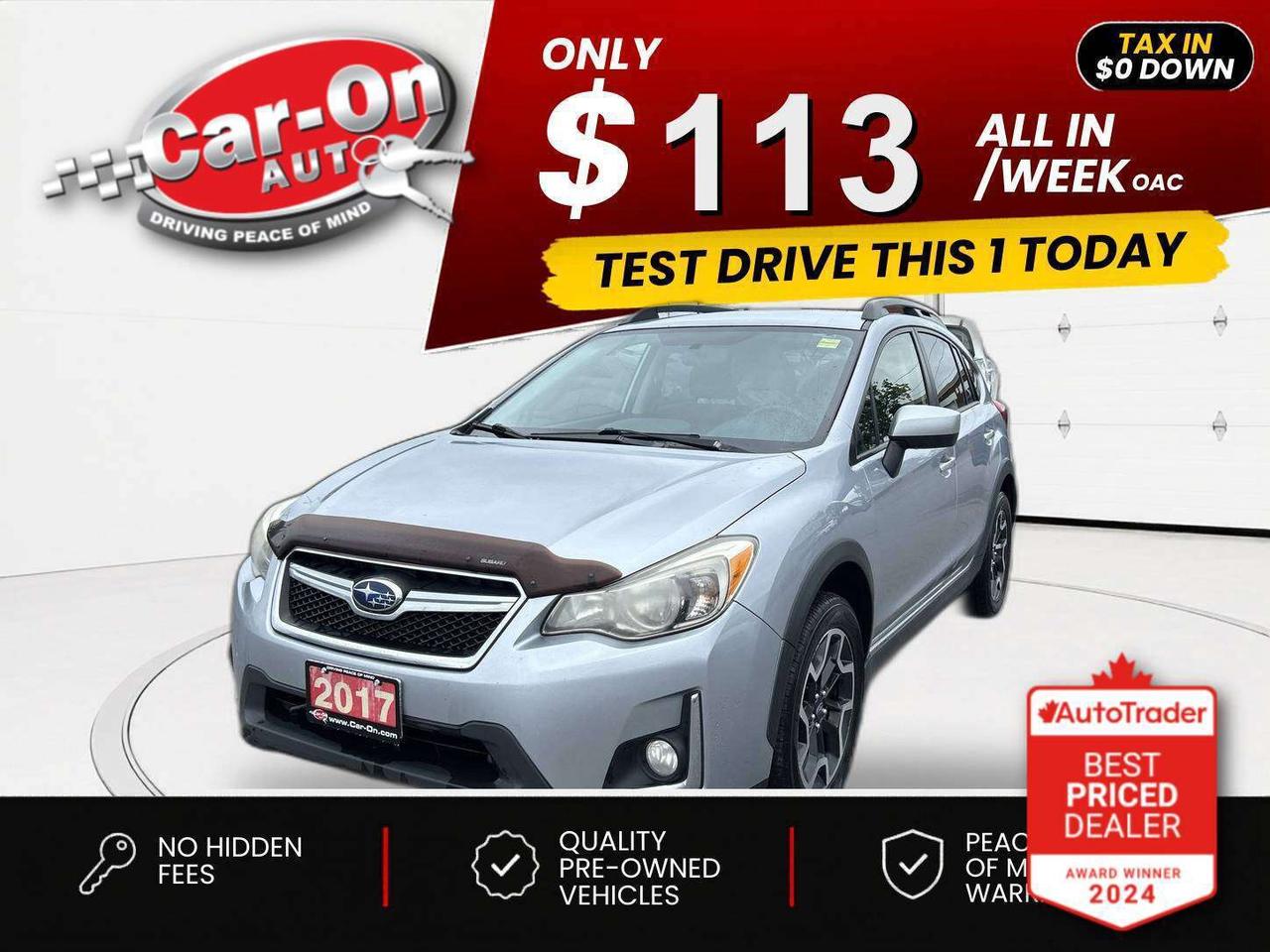 $0 DOWN $113/WEEK ALL IN INCLUDING ONTARIO TAXES O.A.C* LOW KMS!! All-Wheel Drive w/ Heated seats, 17- inch alloys, backup camera, automatic climate control, keyless entry, power locks, power mirrors, power windows, automatic headlights, cruise control, Bluetooth and more!!This vehicle just landed and is awaiting a full detail and photo shoot. Contact us and book your viewing today!