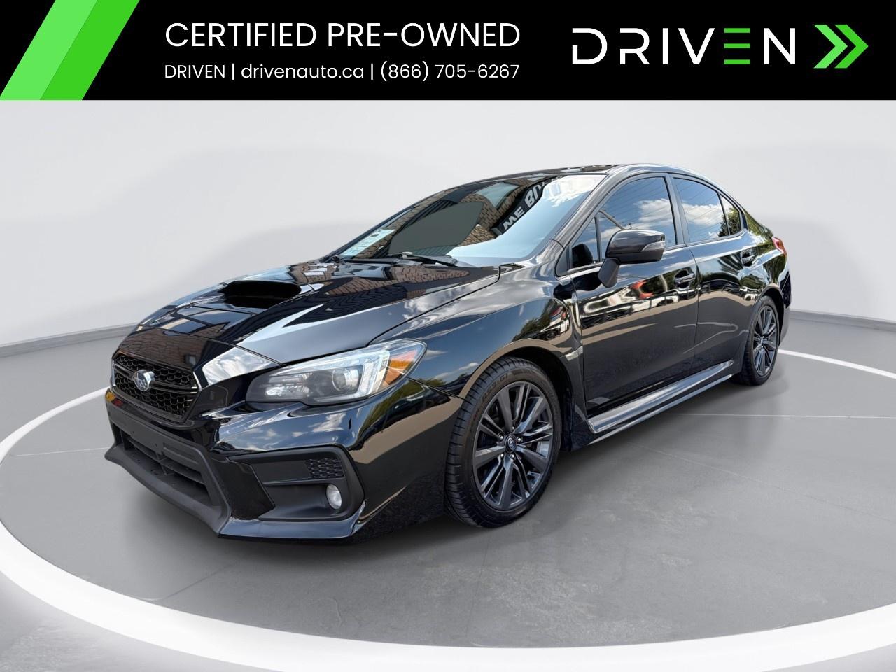 <p><strong>SPECIAL FINANCE PRICE: $25,795</strong></p><p><strong>CASH PRICE: $27,795</strong></p><p><span style=color:rgb( 13 , 13 , 13 )>Get behind the wheel of this exciting</span><strong>WRX Sport</strong><span style=color:rgb( 13 , 13 , 13 )>and enjoy the perfect mix of rally-inspired performance, everyday practicality, and advanced technology. Powered by a</span><strong>2.0L turbocharged BOXER engine</strong><span style=color:rgb( 13 , 13 , 13 )>with legendary</span><strong>Symmetrical AWD</strong><span style=color:rgb( 13 , 13 , 13 )>, this WRX delivers confident handling and all-weather capability. Inside, enjoy</span><strong>sport seats, heated front seats, leather-wrapped steering wheel, dual-zone climate control, touchscreen infotainment, Apple CarPlay & Android Auto, Bluetooth, USB connectivity, backup camera, and premium audio</strong><span style=color:rgb( 13 , 13 , 13 )>. </span></p><p><span style=color:rgb( 13 , 13 , 13 )>Equipped with</span><strong>Subaru EyeSight®</strong><span style=color:rgb( 13 , 13 , 13 )>driver-assist technology featuring</span><strong>Adaptive Cruise Control, Pre-Collision Braking, Pre-Collision Throttle Management, Lane Departure & Sway Warning, and Lane Keep Assist</strong><span style=color:rgb( 13 , 13 , 13 )>, plus</span><strong>Blind Spot Detection, Rear Cross-Traffic Alert, and High Beam Assist</strong><span style=color:rgb( 13 , 13 , 13 )>.</span></p> <p><span style=color:black>This vehicle is in<strong>excellent showroom condition</strong>and backed by the<strong>DRIVEN Certified Advantage Program</strong>for complete peace of mind.</span></p><p><span style=color:black><strong>INSPECTION & CERTIFICATION</strong></span></p><p><span style=color:black>This vehicle has undergone a<strong>comprehensive 150-point inspection</strong>by licensed in-house mechanics, assessing its cosmetic, mechanical, and safety condition. It comes<strong>DRIVEN Certified</strong>, which includes our<strong>30-Day / 2,500KM Vehicle Assurance Program</strong>covering any mechanical issues within that period.</span></p><p><span style=color:black><strong>DRIVEN CERTIFIED ADVANTAGE PROGRAM  INCLUDED FOR ALL BUYERS</strong></span></p><p><span style=color:black> 30-Day / 2,500KM Vehicle Assurance Program  Ontario-wide delivery available  Free Carfax Vehicle History Report  Access to Industry-Leading Warranty & GAP Programs  WALKAWAY Protection Available  Fresh Oil Change & New Cabin Air Filter  Meticulously Reconditioned & Professionally Detailed Vehicles</span></p><p><span style=color:black><strong>FINANCING AVAILABLE</strong></span></p><p><span style=color:black>All credit types are welcome! Whether youre a<strong>first-time buyer</strong>,<strong>newcomer to Canada</strong>, or<strong>rebuilding credit</strong>, our<strong>Equifax Certified Finance Team</strong>works to secure your best approval.</span></p><p><span style=color:black>Special Financing Programs are available for an additional<strong>$999</strong>, covering the expert services we provide to secure the<strong>lowest rates, best approvals, and most flexible terms</strong>.</span></p><p><span style=color:black>The<strong>Special Finance Price</strong>reflects a dealer discount and is available only when financing is arranged through<strong>DRIVEN</strong>, on approved credit (O.A.C.). Customers paying cash or using outside financing will pay the full<strong>cash price</strong>listed above.</span></p><p><span style=color:black><strong>CONVENIENCE & EXPERIENCE</strong></span></p><p><span style=color:black> State-of-the-Art Facility in Newmarket, ON  Hundreds of 5-Star Google Reviews  Recognized for expertise and trust  Transparent, Pressure-Free Consultations  Top Dollar for Trades  Well buy your vehicle even if you dont buy ours</span></p><p><span style=color:black><strong>ABOUT DRIVEN</strong></span></p><p><span style=color:black><strong>DRIVEN</strong> Anything but your typical dealership. Your one-stop destination for<strong>buying, selling, and servicing vehicles</strong>, built on transparency, trust, and a people-first approach.</span></p><p><span style=color:black>Visit us today at<strong>220 Mulock Drive, Newmarket, ON L3Y 9B7</strong> Or explore our full inventory and get<strong>pre-approved in minutes</strong>with<strong>no credit impact</strong>at</span><a target=_blank rel=noopener noreferrer nofollow href=http://www.drivenauto.ca><span style=color:blue>www.drivenauto.ca</span></a></p><p><span style=color:black>In accordance with<strong>OMVIC regulations</strong>, the listed<strong>cash price</strong>is the total all-in price excluding taxes and licensing. The<strong>Special Financing Price</strong>reflects dealer incentives available only when financing is arranged through DRIVEN (O.A.C.).</span></p><p><span style=color:black>***Although every effort is made to ensure accuracy, we are not responsible for any errors or omissions. Prices and availability may change without notice. Please call or email us directly to confirm details.***</span></p>