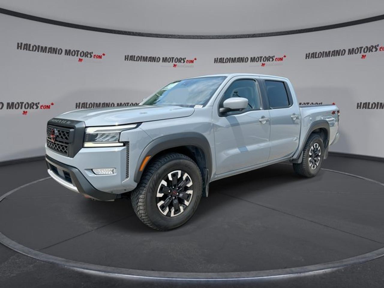 // ACCIDENT FREE!! //<br /><br />This 2023 Nissan Frontier Crew Cab PRO-4X 5 Bed 4x4 is a well-equipped midsize truck built for work, travel, and weekend trails. Finished in Grey with a Black interior, it pairs rugged capability with comfort and smart tech. With 109,000 km, automatic transmission, and a 3.8-litre gas engine, this Nissan Frontier Crew Cab PRO-4X 5 Bed 4x4 delivers proven strength from Haldimand Motors Ltd. in Cayuga.<br /><br />Designed with four full doors and a practical 5-foot bed, this truck gives you everyday usability with off-road confidence. The accident-free history adds extra appeal, while the listed leather seats, heated front seats, heated steering wheel, navigation system, and smartphone connectivity help make every drive easier and more enjoyable.<br /><br />FEATURES OF THE Frontier Crew Cab PRO-4X 5 Bed 4x4 | No Accidents | Leather Seats<br /><br />   Accident-free history adds extra buying confidence<br />   Grey exterior with bold off-road presence<br />   Black interior with upscale cabin feel<br />   Four-door cab boosts passenger practicality<br /><br />TRUCK FEATURES<br /><br />   Tows up to 2,839 kg confidently<br />   Five-foot bed supports daily hauling needs<br />   Four-wheel drive adds year-round traction<br />   Rear tow hook helps off-road recovery<br /><br />ADVANCED SAFETY FEATURES<br /><br />   Backup camera helps with reversing visibility<br />   Blind spot monitor supports lane awareness<br />   Anti-lock brakes aid controlled stopping<br />   Side and head airbags enhance protection<br /><br />PERFORMANCE AND EFFICIENCY<br /><br />   3.8-litre gas engine delivers strong output<br />   Automatic transmission provides smooth shifting<br />   Limited slip differential improves traction<br />   Off-road tires support rugged adventures<br /><br />COMFORT AND CONVENIENCE<br /><br />   Heated front seats add cold-weather comfort<br />   Heated steering wheel feels great in winter<br />   Dual-zone climate control keeps comfort balanced<br />   Remote starter adds everyday convenience<br /><br />TECHNONOLGY AND CONNECTIVITY<br /><br />   Apple CarPlay connects your favourite apps<br />   Android Auto keeps smartphone access simple<br />   Bluetooth integration supports hands-free communication<br />   Navigation system helps guide every trip<br /><br />CARGO SPACE<br /><br />   Bed handles gear for workdays<br />   Rear trunk access improves loading convenience<br />   Crew Cab adds interior storage flexibility<br />   Spare tire supports roadside peace of mind<br /><br />AWARDS & RECOGNITIONS<br /><br />   Best Buy Midsize Pickup, The Car Guide, 2023<br /><br />WHAT OTHER OWNERS LIKE<br /><br />   Strong V6 power for daily driving<br />   Comfortable ride for a capable truck<br />   User-friendly technology and clear controls<br />   Confident off-road ability and traction<br /><br />This 2023 Nissan Frontier Crew Cab PRO-4X 5 Bed 4x4 blends practical truck strength with a refined list of features. Cruise control, power steering, power windows, heated mirrors, electric mirrors, automatic headlights, fog lights, tinted windows, and push button start all help make daily use simple and comfortable.<br /><br />Inside, the cabin is designed to keep key controls close at hand. Steering wheel audio controls, an adjustable steering wheel, automatic climate control, illuminated driver and passenger vanity mirrors, auto-dimming rearview mirror, and a drivers side power seat all add convenience where it matters most. This truck is ready for commuting, road trips, and jobsite duty alike.<br /><br />Its four-wheel drive system gives this Nissan Frontier Crew Cab PRO-4X 5 Bed 4x4 extra confidence on snow, gravel, mud, and rough back roads. The off-road tires and rear tow hook support outdoor use, while LED headlamps and fog lights improve visibility when conditions change. It is a truck that feels ready for Ontario weather and active lifestyles.<br /><br />Safety and driver support features help round out the package. Stability control, tire pressure monitoring, child safety locks, automatic door locks, passenger airbag sensor, driver airbag, passenger airbag, and head side airbags all contribute to a reassuring drive. Satellite radio and a WiFi hotspot add more enjoyment and convenience on longer trips.<br /><br />For drivers who want a midsize pickup with real capability, useful tech, and strong comfort features, this accident-free 2023 Nissan Frontier Crew Cab PRO-4X 5 Bed 4x4 stands out as a smart choice. It offers the toughness expected from a Nissan truck while giving you the modern features that make every kilometre more rewarding.<br /><br />This 2023 Nissan Frontier Crew Cab PRO-4X 5 Bed 4x4 | No Accidents | Leather Seatss VIN is: 1N6ED1EK5PN648941.<br /><br />WHY CHOOSE US? <br /><br />Honest & Transparent Buying Experience: Weve been a trusted name in business since 1984.<br /><br />STRAIGHTFORWARD PRICING:<br />Our Advertised Price Includes:<br />>>Safety Certification (No separate fee!)<br />>>30-Day 100% Mechanical Warranty<br />>>FREE Carfax History Report.<br />>>No upcharge for paying cash.<br />(Prices Exclude HST and Licensing Fees only.)<br /><br />>>Browse 300+ vehicles all in ONE LOCATION<br /><br />EASY FINANCING: Great rates & open loans<br /><br />WE BUY CARS: Get Top Dollar for your trade-in, or sell us your vehicle for CASH! Even if you dont buy from us!<br /><br />STOP BY TODAY<br />Treat yourself - stop by Haldimand Motors Ltd. located at 42 Talbot St E, Cayuga, ON N0A 1E0 to make this car yours today!<br /><br />https://www.haldimandmotors.com/used/stock-460619.html