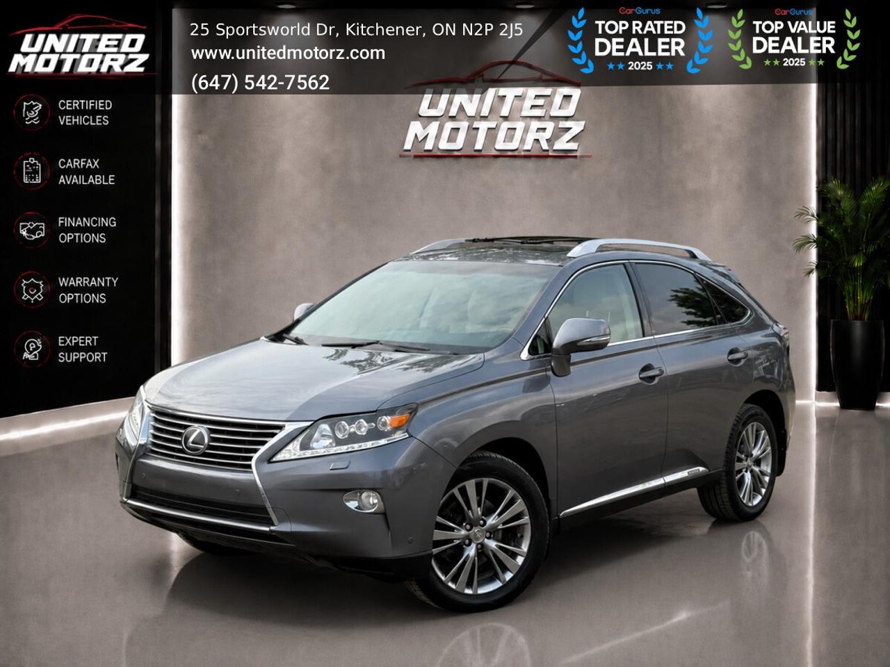 2014 Lexus RX 450h AWD HYBRID 3.5L 6cyl~CERTIF Photo