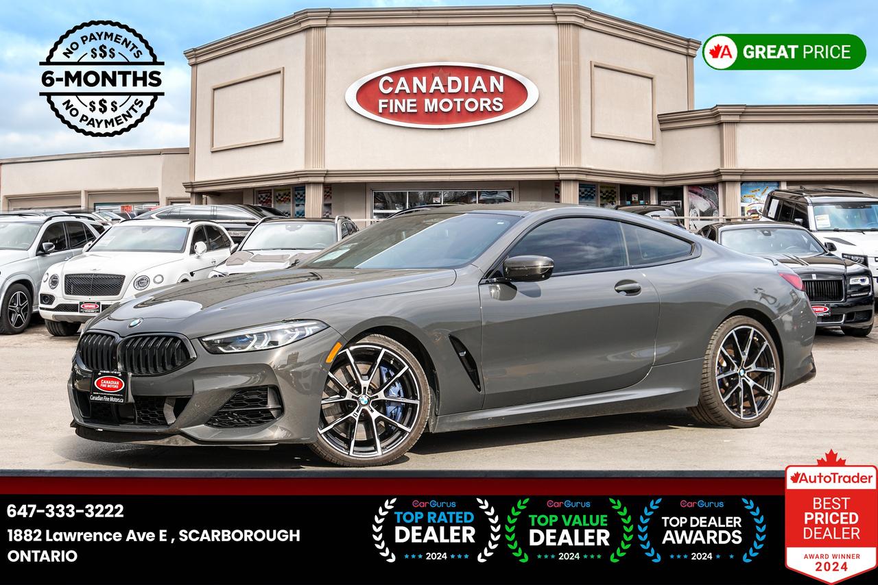 Black 2019 BMW 8 Series Coupe All-Wheel Drive Automatic