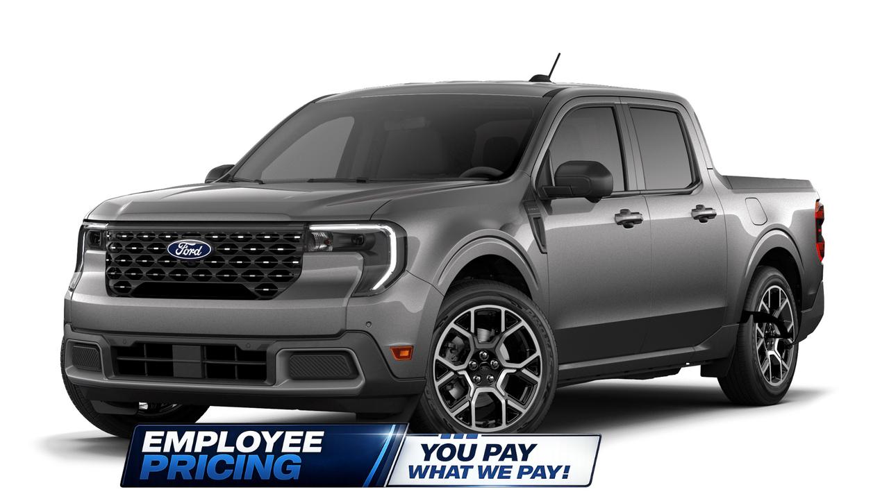 Gray (Carbonized Grey Metallic) 2026 Ford Maverick Pickup Truck All-Wheel Drive Continuously Variable Transmission