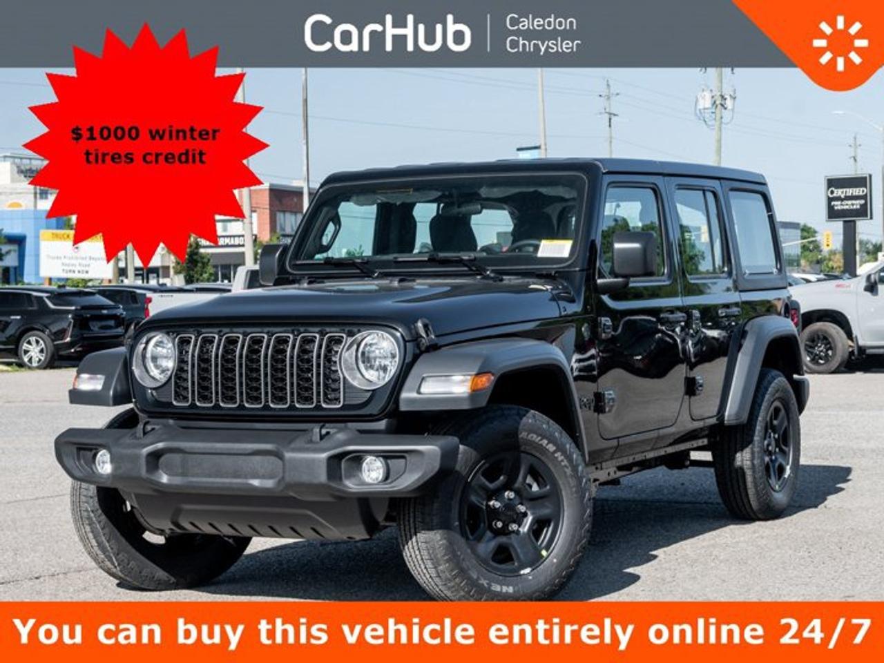 2027 Jeep Wrangler Sport 2.0L Turbocharged I-4 | 8-Speed Automatic | Black Freedom Top 3-Piece Hardtop | Selec-Speed Control Photo