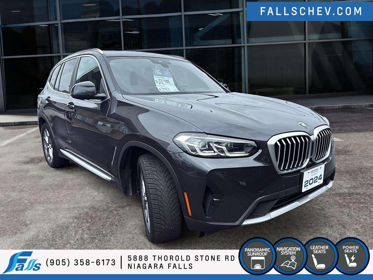 2024 BMW X3 xDrive30i RENTAL,30i XDRIVE,LEATHER,SUNROOF,NAV Photo1