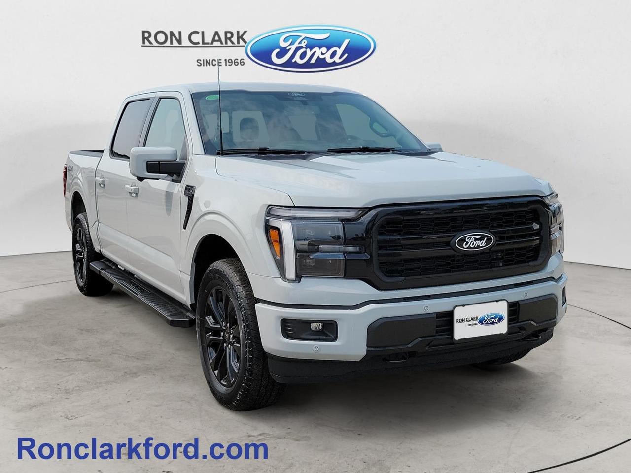 Turn heads in this stunning 2026 Ford F-150 LARIAT, finished in eye-catching Avalanche with a premium Black ActiveX™-trimmed interior. Powered by Ford’s proven 5.0L V8 engine and paired with a smooth-shifting 10-speed automatic transmission, this F-150 delivers the power, capability, and confidence you expect from a legendary Ford truck. The 501A Equipment Group adds an impressive selection of premium comfort, convenience, and technology features, while the LARIAT Black Appearance Package gives this truck a bold, aggressive look with distinctive blacked-out accents that pair perfectly with the Avalanche exterior. The Bed Utility Package adds even more versatility, and the innovative Pro Access Tailgate makes accessing the bed easier and more convenient, even when a trailer is attached. You’ll also enjoy a 90-day BlueCruise trial, allowing you to experience Ford’s advanced hands-free highway driving technology on compatible roads. With its powerful V8, upscale interior, head-turning appearance, advanced technology, and practical bed features, this 2026 Ford F-150 LARIAT is ready to work hard during the week and make every weekend adventure even better.Come to the dealer you can trust. 58 years and counting Ron Clark Ford & Jayco RV is known for great value and being best in customer service! We serve and deliver all over Ontario including destinations such as Wyoming, Petrolia, Sarnia, London, Guelph, Kitchener-Waterloo, Hamilton, GTA, Ottawa & Chatham-Kent. Call or visit us at RON CLARK FORD & JAYCO RV to view and test drive today! RON CLARK FORD where else!!