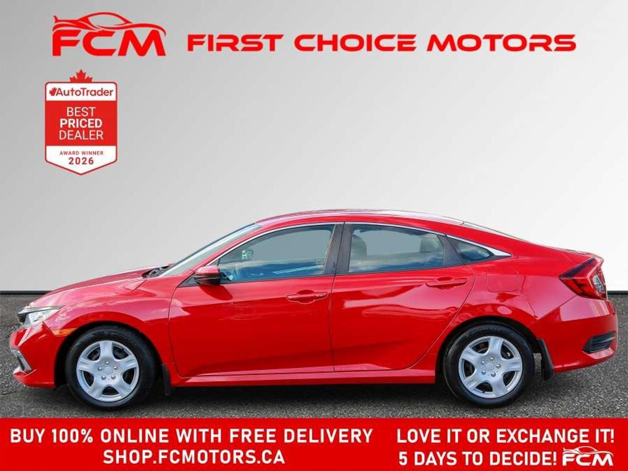 2021 Honda Civic LX   FULLY CERTIFIED WITH WARRANTY Photo2