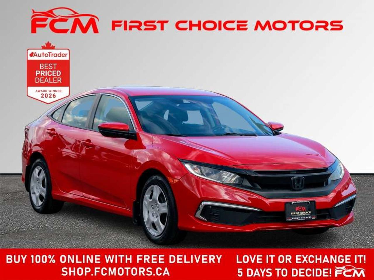 2021 Honda Civic LX   FULLY CERTIFIED WITH WARRANTY Photo
