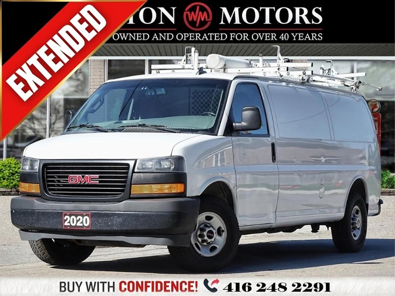 White 2020 GMC Savana Cargo Van Rear-Wheel Drive Automatic