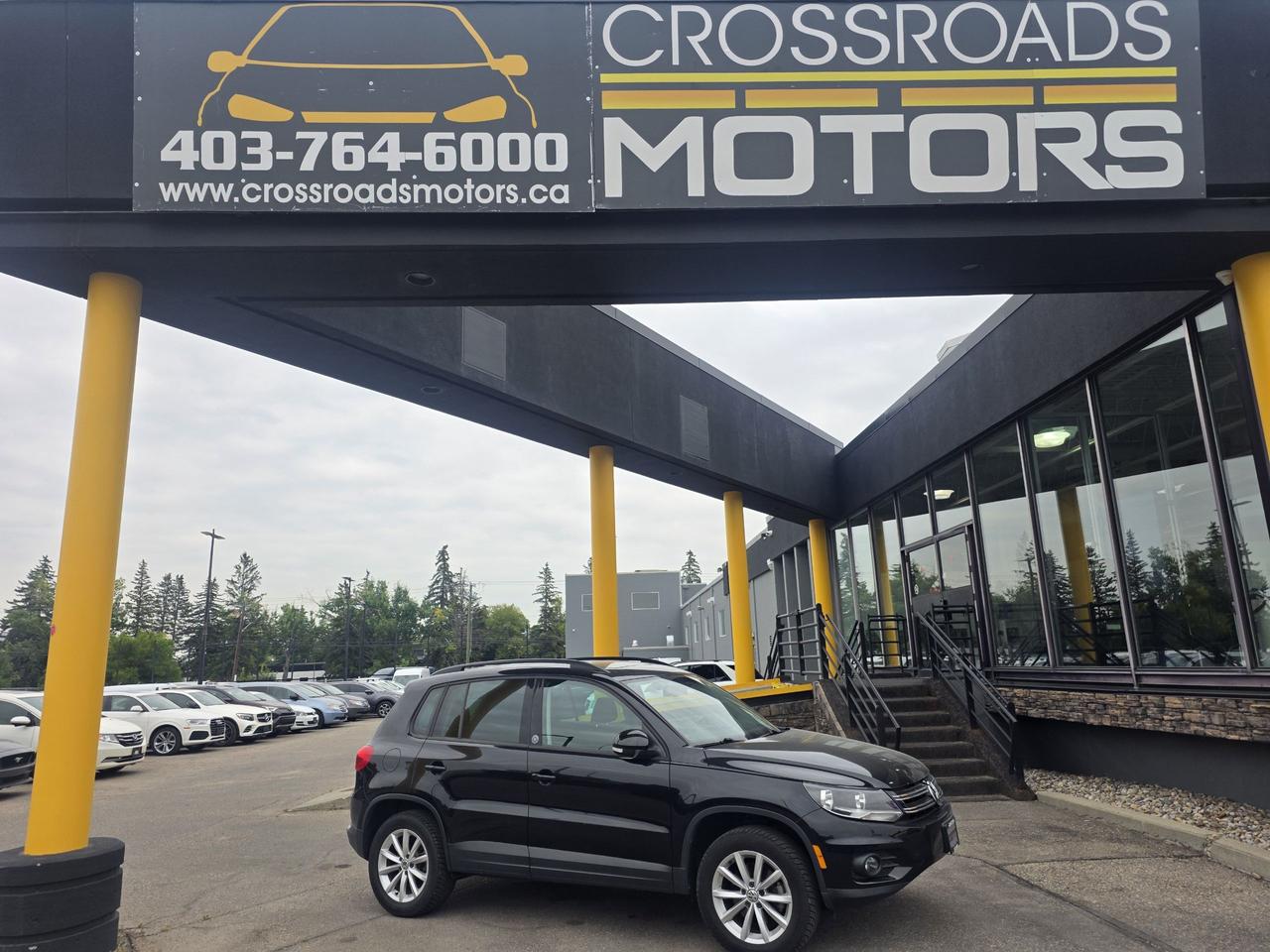 <p>2017 Volkswagen Tiguan Wolfsburg Edition 4MOTION<br>A well-built, fun-to-drive compact SUV with European character, fully inspected bumper to bumper and well looked after. The Wolfsburg Edition adds AWD and extra comfort features over the base model.</p><p>Key Features:<br>AWD (4MOTION)<br>2.0L V4 200 hp / 207 lb-ft torque<br>6-speed automatic<br>Panoramic Moonroof<br>Heated front seats<br>Apple CarPlay + Android Auto<br>Bluetooth + satellite radio<br>Push-button start + keyless entry<br>Dual-zone climate control<br>Roof rails<br>Backup camera</p><p>AND SO MUCH MORE!</p><p>&nbsp;</p><p><strong>Contact Us Today to Schedule a Test Drive!&nbsp;<img class=emoji role=img draggable=false src=https://s.w.org/images/core/emoji/17.0.2/svg/1f697.svg alt=🚗></strong></p><p><strong><img class=emoji role=img draggable=false src=https://s.w.org/images/core/emoji/17.0.2/svg/1f697.svg alt=🚗>&nbsp;CREDIT REBUILDING SPECIALISTS<br><img class=emoji role=img draggable=false src=https://s.w.org/images/core/emoji/17.0.2/svg/2705.svg alt=✅>&nbsp;Instant Approval: Apply Now at&nbsp;<a href=https://www.crossroadsmotors.ca/forms/finance rel=noopener>www.crossroadsmotors.ca/forms/finance</a><br><img class=emoji role=img draggable=false src=https://s.w.org/images/core/emoji/17.0.2/svg/2705.svg alt=✅>&nbsp;All Credit Accepted &ndash; Specializing in credit rebuild programs!<br><img class=emoji role=img draggable=false src=https://s.w.org/images/core/emoji/17.0.2/svg/2705.svg alt=✅>&nbsp;Fast Approvals &ndash; Flexible financing options for all credit situations!</strong></p><p><strong><img class=emoji role=img draggable=false src=https://s.w.org/images/core/emoji/17.0.2/svg/1f527.svg alt=🔧>&nbsp;Mechanical Fitness Assessment Complete &ndash; Ensuring reliability<br><img class=emoji role=img draggable=false src=https://s.w.org/images/core/emoji/17.0.2/svg/1f50d.svg alt=🔍>&nbsp;CarFax & Inspection Reports Available &ndash; Full transparency<br><img class=emoji role=img draggable=false src=https://s.w.org/images/core/emoji/17.0.2/svg/1f4c4.svg alt=📄>&nbsp;Financing & Extended Warranty Options &ndash; Flexible solutions tailored to you</strong></p><p><strong><img class=emoji role=img draggable=false src=https://s.w.org/images/core/emoji/17.0.2/svg/1f4cd.svg alt=📍>&nbsp;Visit Us At:&nbsp;7330 Macleod Trail SE, Calgary, AB T2H 0L9<br><img class=emoji role=img draggable=false src=https://s.w.org/images/core/emoji/17.0.2/svg/1f4de.svg alt=📞>&nbsp;Call:&nbsp;403-764-6000</strong></p><p><strong>AMVIC Licensed Dealer</strong></p><p><strong>Your perfect car is waiting&mdash;contact us now!&nbsp;<img class=emoji role=img draggable=false src=https://s.w.org/images/core/emoji/17.0.2/svg/1f697.svg alt=🚗><img class=emoji role=img draggable=false src=https://s.w.org/images/core/emoji/17.0.2/svg/2728.svg alt=✨></strong></p>