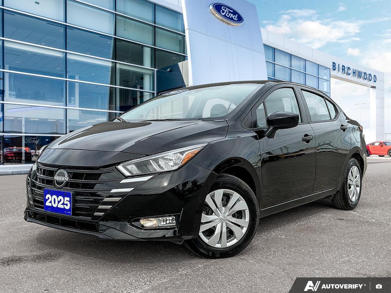 Used 2025 Nissan Versa S Local Vehicle | Low Kilometers | $149 BW Tax In ! for sale in Winnipeg, MB