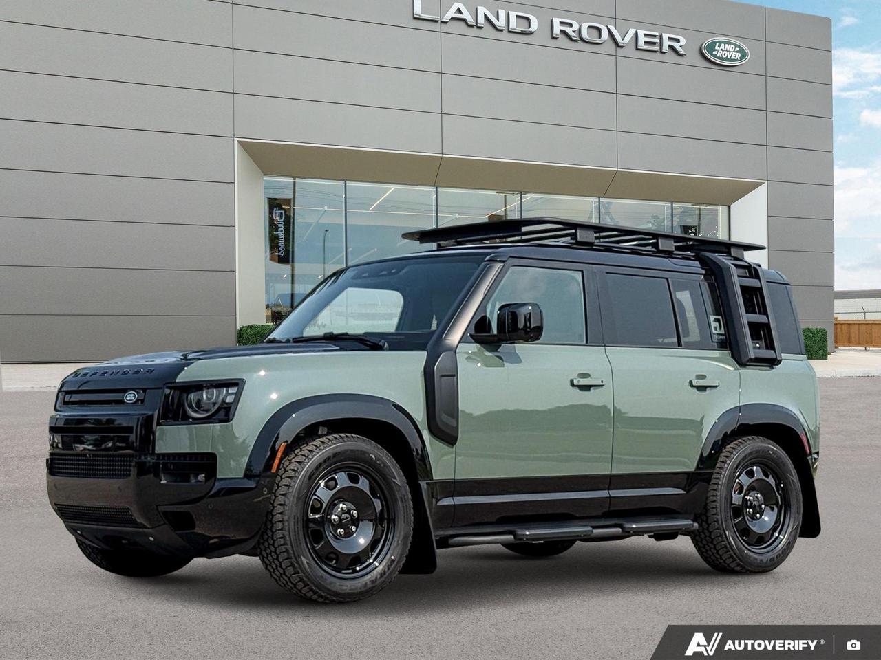 Powered by a robust 395-horsepower mild-hybrid inline-six engine, the 2026 Land Rover Defender 110 P400 Trophy Edition delivers uncompromising off-road capability paired with modern, everyday refinement. Dressed in heritage-inspired Keswick Green and trimmed with a rich Ebony Windsor leather interior, this special edition seamlessly balances rugged expedition readiness with high-end luxury.
The 2026 Land Rover Defender Trophy Edition Keswick is a rare, purpose-built variant that goes beyond the standard Defender lineup. Finished in exclusive Keswick Green with a 3.0L I6 MHEV turbocharged and electric supercharged powertrain, 20 Gloss Black wheels, and a suite of off-road and luxury upgrades rarely found on a single build, this is a Defender configured for those who demand both capability and refinement without compromise.

- Exclusive Keswick Green exterior paired with Ebony Windsor Leather interior trim and 14-way heated & cooled electric memory front seats
- 3.0L I6 Mild Hybrid (MHEV) with electric supercharger and 8-speed automatic transmission  the most capable engine in the Defender lineup
- Air suspension on all four corners with adaptive ride control and automatic rear locking differential for serious off-road performance
- Cold Climate Package, heated rear seats (40:20:40 folding with centre armrest), and 3-Zone Climate Control with rear cooling assist
- Head-Up Display, ClearSight Interior Rear View Mirror, and PIVI Pro Connected infotainment with Meridian Surround Sound
- Aerial View Camera System, 360 parking sensors, Blind Spot Assist, Rear Traffic Monitor, and Driver Monitoring for comprehensive awareness
- Cabin Air Purification Plus with Air Quality Sensor  a standout feature for those who spend significant time on the road
- Tow Hitch Receiver included, paired with all-terrain tires and full-size spare for true go-anywhere readiness

This Defender Trophy Edition Keswick is available now at Land Rover Winnipeg. Visit us at winnipeglandrover.com to reserve this vehicle, start your purchase online, or book a test drive appointment. Our team is ready to answer any questions and walk you through every detail of this exceptional build.
At Land Rover Winnipeg, we dont just sell vehicles; we deliver an exceptional ownership experience with your new Land Rover:

- Exclusive Perks: Enjoy on-brand loaners and rental vehicles during your scheduled service appointments.

- Convenience at Your Door: Benefit from our Land Rover Valet concierge service for hassle-free vehicle servicing.

- Keep It Clean: Complimentary washes with every service visit.

- Luxurious Comfort: Visit our state-of-the-art facility with full coffee service and premium amenities.

- Expert Care: Our Land Rover-trained technicians are dedicated to the longevity and performance of your vehicle.

Dont see exactly what youre looking for in our new or pre-owned inventory? Let our team locate it for you!

Visit us today or call for a personalized experience:

Phone: 204-452-8030
Website: winnipeglandrover.com  

Dealer Permit #0112
Dealer permit #0112