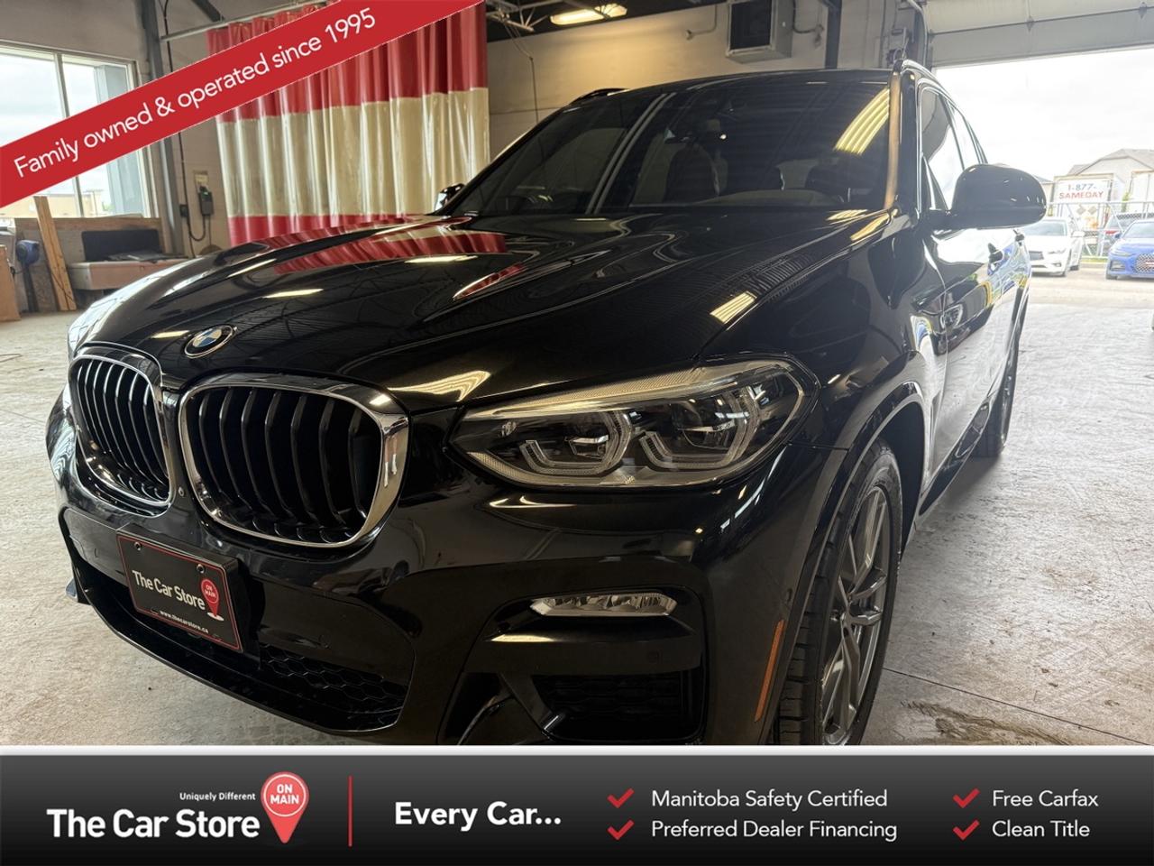 2019 BMW X3 M Sport &ndash; Ultimate Executive | BMW Individual Tartufo Merino Leather | One Owner | No Accidents 
 Key Features:M Sport Package 
 Ultimate Executive Package 
 Driver Assistance II Package 
 One Owner 
 No Accidents 
 Low Kilometres &ndash; Driven Less Than 12,000 kms Per Year 
 Fantastic Condition 
 BMW Individual Tartufo Brown Merino Leather with Diamond Quilting 
 Brand New Brake Pads & Rotors Front & Back 
 Head-Up Display 
 360&deg; Surround View Camera 
 Blind Spot Monitoring 
 Harman Kardon Premium Audio 
 Digital Instrument Cluster 
 Ambient Interior Lighting 
 Comfort Access 
 Hands-Free Power Tailgate 
 Upgraded BMW Display Key 
 Wireless Charging Pad 
 Adaptive Headlights 
 Shadowline Exterior Trim / Chrome Delete 
 Trunk Liner & Tonneau Cover 
 
 Exceptionally Well Appointed:The X3 has always struck an impressive balance between BMW driving dynamics and everyday SUV practicality, but the specification is what sets this one apart. M Sport styling gives it a more athletic presence, while the Ultimate Executive and Driver Assistance II packages add an extensive collection of luxury, technology, and driver-assistance features. Inside, the BMW Individual Tartufo Brown Merino leather with diamond quilting gives the cabin a richness and character rarely seen in an X3. 
 
 This Example:This is where the story gets particularly strong. One owner, no accidents, fantastic overall condition, and low kilometres averaging less than 12,000 kms per year. It has also just received brand new brake pads and rotors front and back. Combined with its unusually extensive factory specification and Individual leather interior, this is clearly more than an average pre-owned X3. 
 
 Our Take:Some vehicles genuinely deserve stronger praise, and this is one of them. The combination of M Sport, Ultimate Executive, Driver Assistance II, Individual Tartufo Merino leather, low kilometres, clean history, excellent condition, and recent brake replacement makes for an unusually compelling X3. Its distinctive without being flashy, exceptionally well equipped, and the kind of example thats becoming increasingly difficult to duplicate. 
 
 
 We are a local Family Owned business and we try to do things a little different. 
 
 At The Car Store on Main every vehicle is Manitoba Safety Certified. 
 Every vehicle sold is eligible for the Advantage Plan: 
 30 Day Warranty on all MB Safety certificate related items. 
 CarFax Vehicle History Report 
 2 sets of Keys 
 Wholesale access to all other Miscellaneous Accessories (i.e. Wtr Tires, Remote Starr, all misc vehicle accessories/parts, etc...) 
 And of course a Full tank of Gas. 
 
 There is no Gimmicks or games, we are always aggressive on our prices and try to separate ourselves from the rest. 
 We also have an on-site Certified Banker who shops to get the best possible interest rates in with all Major Banks and Credit Unions! 
 
 Come to our Brand New modern showroom and see what makes us Uniquely Different! 
 
 Located on Main St. just North of Chief Peguis Trail. 
 
 To schedule an appointment call us directly at 204-669-1248 or email sales@thecarstore.ca 
 
 The Car Store on Main 
 -Uniquely Different- 
 
 www.thecarstore.ca 
 Local: 204-669-1248 
 Toll Free: 877-634-2975 
 
 A local family owned business unlike typical car lots, there are no pressure tactics, no games, no gimmicks, no Sales Manager, General Manager or Used Car Manager, just straight answers and fair deals all the time! 
 
 *PRICE DOES NOT INCLUDE TAXES (G.S.T & P.S.T) 
 Dealer Permit # 4481