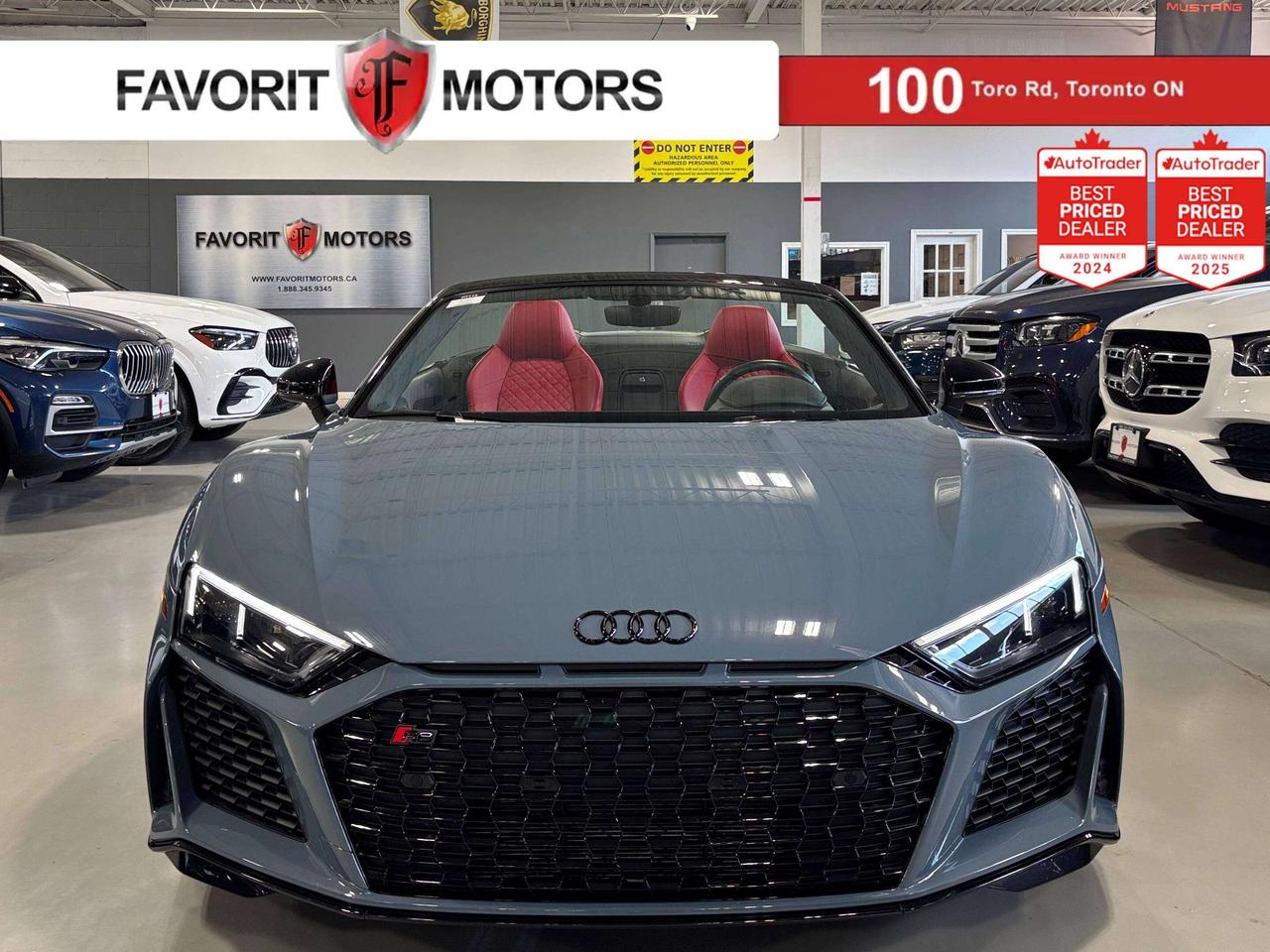 2023 Audi R8 V10|PERFORMANCE|SPYDER|NO LUX TAX|FULLPPF|REDSEATS - Photo #1