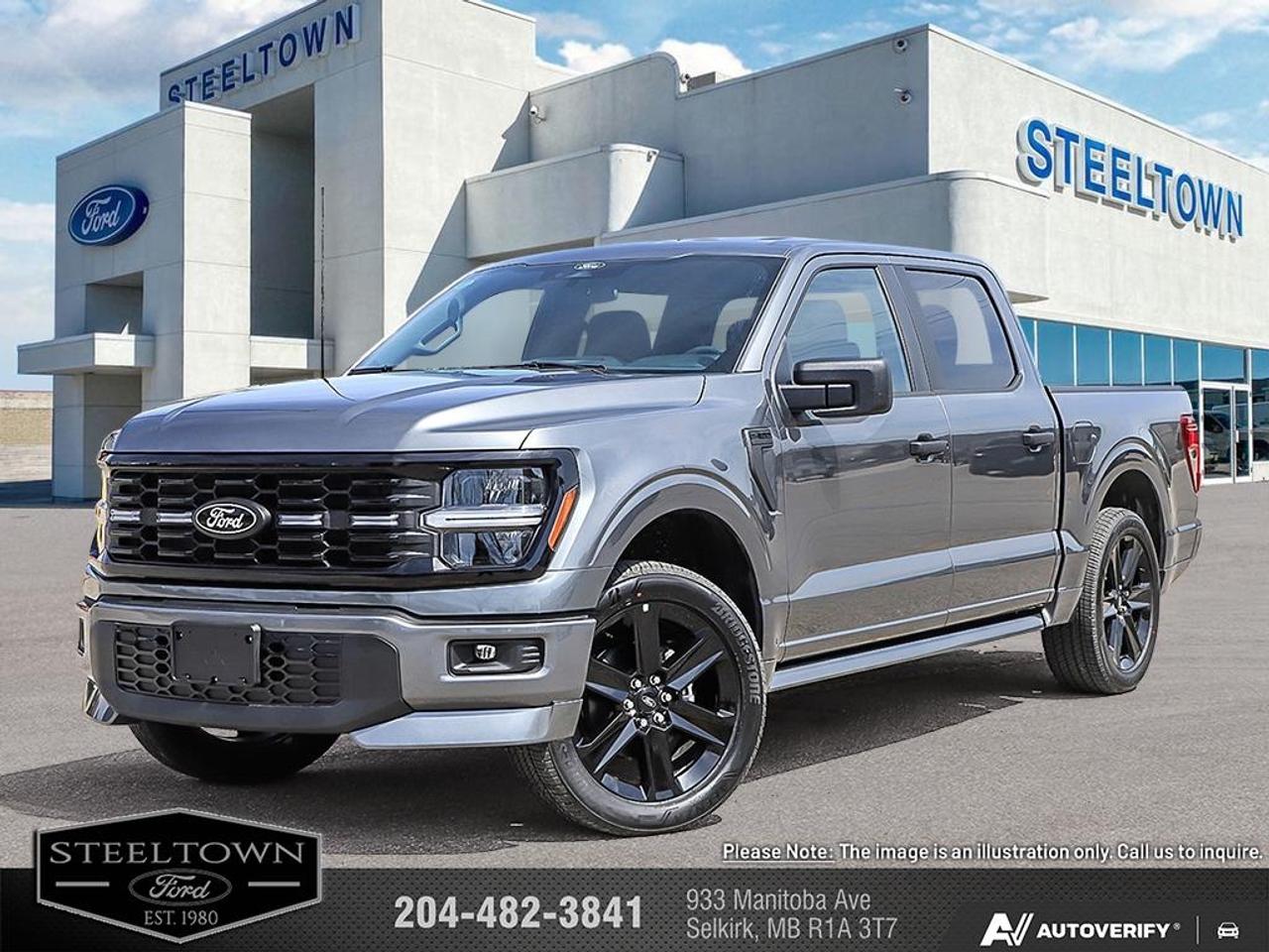 <b>Aluminum Wheels,  SYNC 4,  Remote Keyless Entry,  Mobile Hotspot,  Blind Spot Detection!</b><br> <br> We value your TIME, we wont waste it or your gas is on us!   We offer extended test drives and if you cant make it out to us we will come straight to you!<br> <br>The 2026 Ford F-150 incorporates driver-assist technologies and modern connectivity designed to enhance control and convenience.<br> <br>The 2026 Ford F-150 combines proven leadership in toughness with smart innovation to deliver a truck built for real-world demands. Inside, the cabin features refined materials, intuitive tech and comfortable seating to support both driver and passengers on every journey. With its strong presence, flexible design and Fords legacy of dependability, the F-150 is ready for whatever work or play you throw its way.<br> <br>This Carbonized Grey Metallic Crew Cab 4X4 pickup has an Automatic transmission and is powered by a 400HP 5.0L 8 Cylinder Engine. <br> <br> Our F-150s trim level is STX. Designed for drivers who demand modern street appeal alongside everyday utility, this striking truck commands attention with its sleek black grille, body-coloured bumpers, deep-tinted glass, and standout gloss black wheels. Inside, the athletic cabin welcomes you with unique sport cloth front seats featuring manual driver lumbar support, a flow-through center console with locking storage, full carpet flooring, and convenient reverse-opening rear doors. Seamless connectivity and comfort are always within reach thanks to smart device remote engine start, manual air conditioning with console ducts, and an advanced SYNC 4 system boasting a 12-inch center display, wireless Apple CarPlay and Android Auto, and a built-in Wi-Fi hotspot. Finally, you can travel with ultimate confidence knowing you are backed by smart safety features like the Ford Co-Pilot360 reverse camera, blind spot information system, cross-traffic alert with reverse brake assist, lane keeping assist, and collision mitigation with automatic emergency braking. This vehicle has been upgraded with the following features: Aluminum Wheels, SYNC 4, Remote Keyless Entry, Mobile Hotspot, Blind Spot Detection, Lane Keep Assist, Collision Mitigation.<br><br> View the original window sticker for this vehicle with this url <b><a href=http://www.windowsticker.forddirect.com/windowsticker.pdf?vin=1FTEW2L59TFB66753 target=_blank>http://www.windowsticker.forddirect.com/windowsticker.pdf?vin=1FTEW2L59TFB66753</a></b>.<br> <br>To apply right now for financing use this link: <a href=http://www.steeltownford.com/?https://CreditOnline.dealertrack.ca/Web/Default.aspx?Token=bf62ebad-31a4-49e3-93be-9b163c26b54c&La target=_blank>http://www.steeltownford.com/?https://CreditOnline.dealertrack.ca/Web/Default.aspx?Token=bf62ebad-31a4-49e3-93be-9b163c26b54c&La</a><br> <br/>Total rebate of $2500 is reflected in the price. 3.49% financing for 84 months. Incentives expire 2026-08-31. See dealer for details. <br><br>Family owned and operated in Selkirk for 35 Years.  <br>Steeltown Ford is located just 20 minutes North of the Perimeter Hwy, with an onsite banking center that offers free consultations. <br>Ask about our special dealer rates available through all major banks and credit unions.<br>Dealer retains all rebates, plus taxes, govt fees and Steeltown Protect Plus.<br>Steeltown Ford Protect Plus includes:<br>- Life Time Tire Warranty <br>Dealer Permit # 1039<br><br><br> Come by and check out our fleet of 100+ used cars and trucks and 230+ new cars and trucks for sale in Selkirk.  o~o