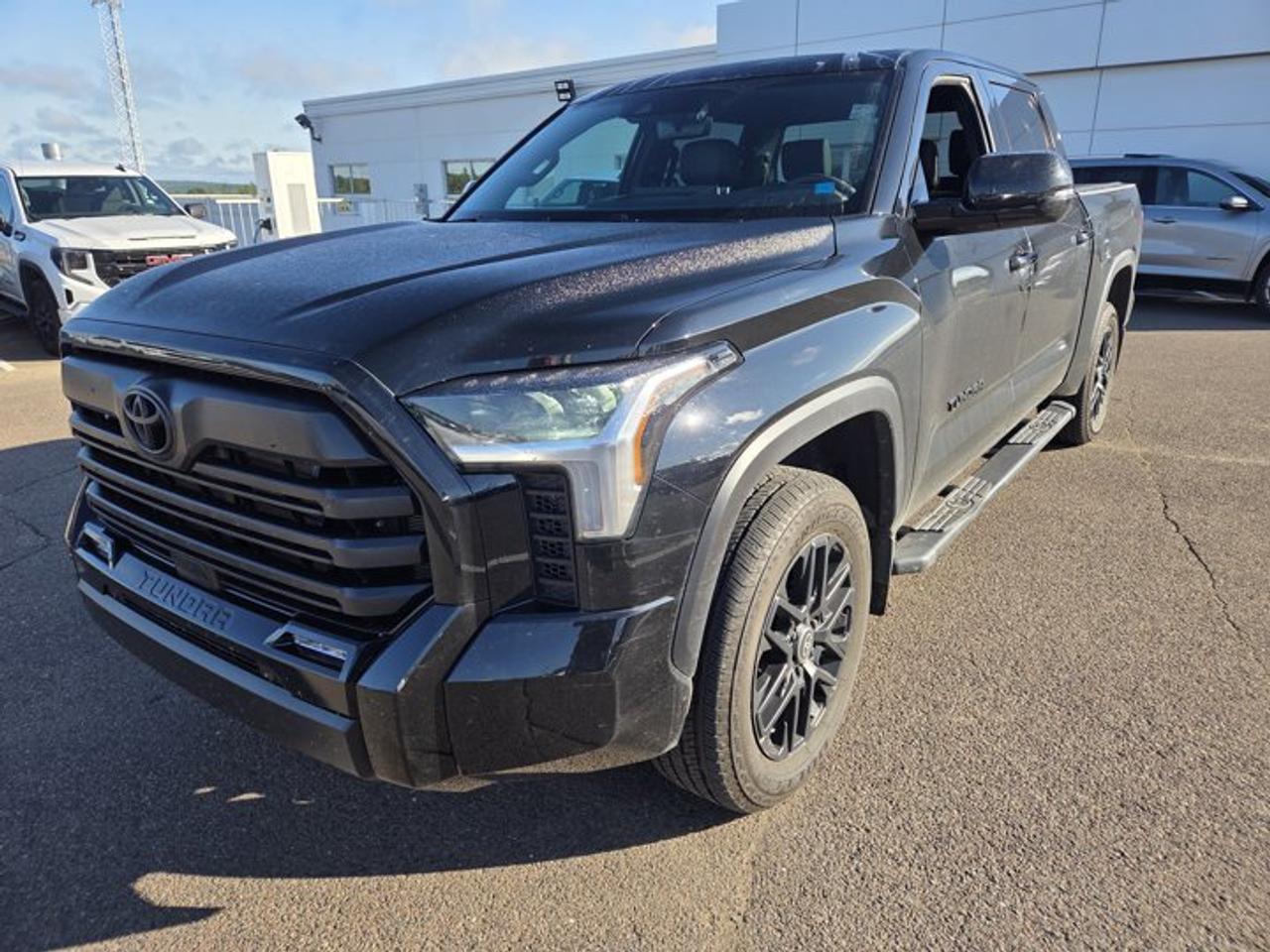 New Price!Recent Arrival!3 2026 Toyota Tundra Platinum 4WD 10-Speed Automatic V64WD, Leather, 3.31 Axle Ratio, 4-Wheel Disc Brakes, ABS brakes, Air Conditioning, AM/FM radio: SiriusXM, Apple CarPlay/Android Auto, Auto High-beam Headlights, Automatic temperature control, Brake assist, Bumpers: body-colour, Compass, Delay-off headlights, Driver door bin, Driver vanity mirror, Dual front impact airbags, Dual front side impact airbags, Electronic Stability Control, Emergency communication system, Exterior Parking Camera Rear, Front anti-roll bar, Front Bucket Seats, Front reading lights, Front wheel independent suspension, Fully automatic headlights, Heated door mirrors, Illuminated entry, Knee airbag, Low tire pressure warning, Navigation System, Occupant sensing airbag, Outside temperature display, Overhead airbag, Overhead console, Panic alarm, Passenger door bin, Passenger vanity mirror, Power door mirrors, Power steering, Power windows, Radio data system, Radio: Toyota Multimedia with 14 Display, Rear reading lights, Rear step bumper, Rear window defroster, Regular Ride Suspension, Remote keyless entry, Security system, Speed control, Speed-sensing steering, Split folding rear seat, Steering wheel mounted audio controls, Tachometer, Telescoping steering wheel, Tilt steering wheel, Traction control, Trip computer, Turn signal indicator mirrors, Variably intermittent wipers, Voltmeter.Certification Program Details: 80 Point Inspection Fresh Oil Change Full Vehicle Detail Full tank of Gas 2 Years Fresh MVI Brake through InspectionAt Steele GMC Buick Fredericton, were proud to be your Used Car Mega Center serving drivers all across Atlantic Canada from Fredericton, Oromocto, New Maryland, Woodstock, Saint John, and Moncton in New Brunswick, to Nova Scotia, Prince Edward Island, and Newfoundland. Our inventory features all makes and models of used cars, trucks, SUVs, and vans, giving you the best selection in the region. Whether you need a fuel-efficient sedan, a family SUV, or a rugged pickup, youll find it right here at Steele GMC Buick Fredericton. With our Market Value Pricing, every vehicle is priced based on real-time market conditions, ensuring you get the best possible deal without the hassle of negotiating. We keep pricing transparent and competitive so you can shop with total confidence. No matter your credit situation good, bad, or no credit at all youre approved. Our finance experts work with lenders across Atlantic Canada to find the best terms for your budget, including second-chance financing, newcomer programs, and credit rebuilding solutions. As part of Steele Auto Group, Atlantic Canadas most diversified automotive group with 47 dealerships representing 27 brands, we offer unmatched selection, buying power, and customer support. That means if the vehicle you want isnt on our Fredericton lot, we can source it quickly from our massive dealer network across the Maritimes. When it comes to used vehicles, Steele GMC Buick Fredericton is the destination for drivers all across Atlantic Canada delivering market value pricing, every make and model, and guaranteed credit approval so you can get on the road with confidence.Steele Auto Group is the most diversified group of automobile dealerships in Atlantic Canada, with 47 dealerships selling 27 brands and an employee base of well over 2300.