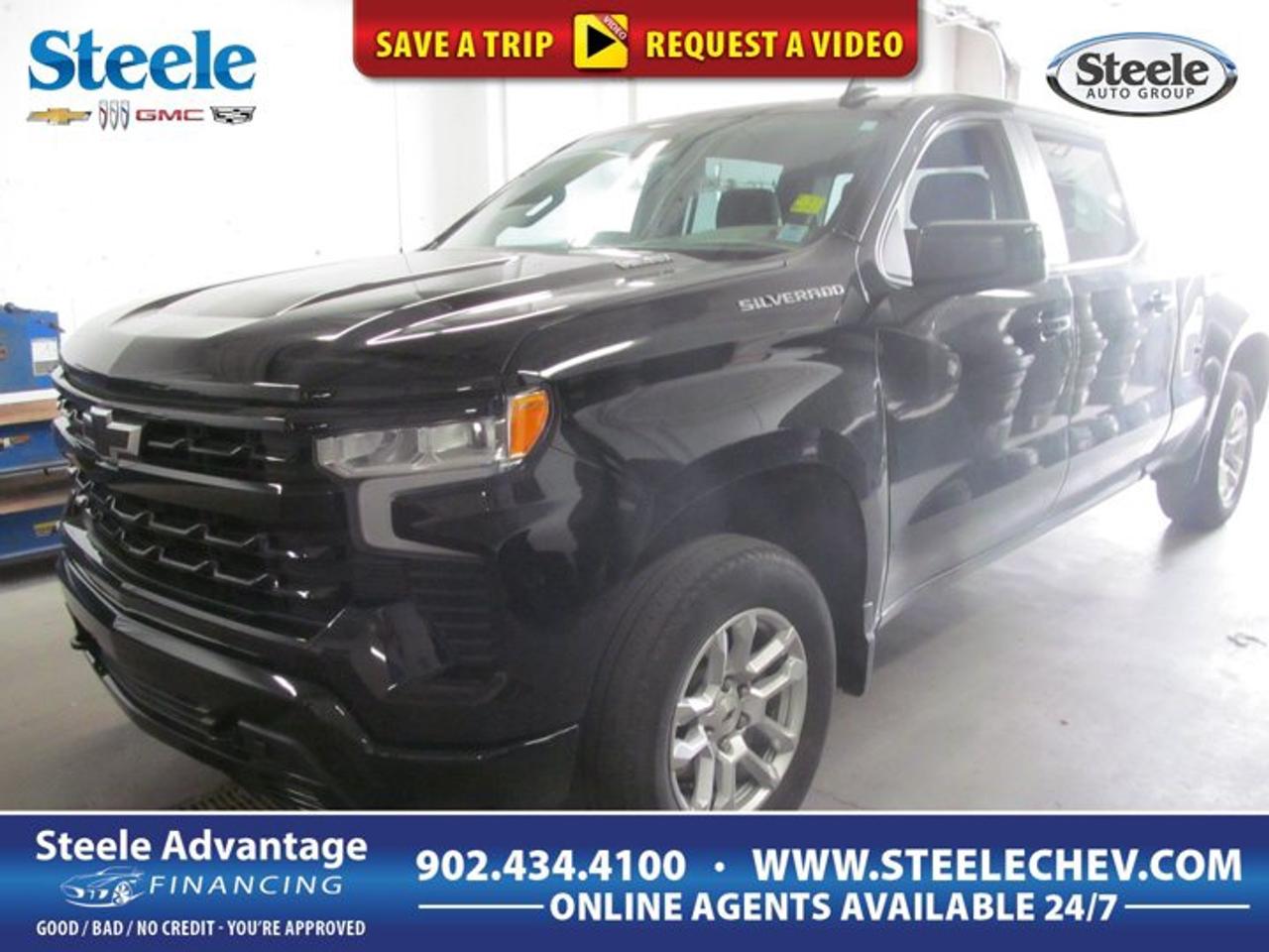 Built for hard work and daily comfort, this 2024 Chevrolet Silverado 1500 RST delivers strong diesel power, four-wheel drive confidence, and the bold presence truck buyers want. Finished in Black with a Black interior, this used full-size pickup at Steele Chevrolet Buick GMC in Dartmouth combines practical capability with a refined feel for the road ahead.With 34,606 km on the odometer, this 2024 Chevrolet Silverado 1500 RST offers a smart balance of modern truck utility and efficient torque from its Turbocharged Diesel I6 3.0L engine. The automatic transmission supports smooth driving in town and on the highway, while four doors add easy access for passengers and gear.FEATURES OF THE Silverado 1500 RSTRST trim adds sporty street-focused appearanceBlack exterior gives bold truck presenceAutomatic transmission supports easy daily drivingFour full doors improve cabin accessTRUCK FEATURESFour-wheel drive adds all-season traction confidenceTrailer brake controller helps manage towingDiesel torque supports confident hauling performancePickup design suits work and recreationADVANCED SAFETY FEATURESFour-wheel drive supports control on loose surfacesTrailer brake controller aids steadier towing stopsFour-door layout helps safer passenger entryAutomatic transmission allows smoother traffic responsePERFORMANCE AND EFFICIENCYTurbocharged 3.0-litre diesel delivers strong torqueAutomatic shifting supports relaxed highway cruisingDiesel powertrain helps long-distance driving efficiencyEngine block heater supports cold-weather startsCOMFORT AND CONVENIENCEFour doors provide easy cabin accessBlack interior creates clean upscale atmospherePaddle shifters add hands-on driving controlSpacious truck cabin suits daily routinesTECHNOLOGY AND CONNECTIVITYPaddle shifters bring quick manual gear changesAutomatic transmission simplifies everyday operationDriver-focused controls support easy useModern cabin layout feels clear and practicalCARGO SPACEPickup bed handles tools and weekend gearLarge truck format supports bulky loadsCabin offers room for personal itemsFour-door design helps flexible passenger storageWHAT OTHER OWNERS LIKEStrong diesel torque for towing confidenceComfortable ride for a full-size truckUseful four-wheel drive in changing weatherPractical blend of work and comfortThis used 2024 Chevrolet Silverado 1500 RST stands out for buyers who want real truck ability without giving up comfort and efficiency. The 3.0-litre turbocharged diesel engine is well known for strong low-end pull, making it a great match for towing, highway passing, and carrying heavier loads with less stress.In Dartmouth, changing road and weather conditions can demand a truck that feels ready year-round. That is where the four-wheel drive system helps, giving this 2024 Chevrolet Silverado 1500 RST better traction on wet roads, gravel, snow, and rougher surfaces. It is a solid choice for drivers who need confidence at the job site or on weekend trips.The Trailer Brake Controller is a valuable feature for owners who plan to tow. It helps manage trailer braking more smoothly and gives added control when pulling heavier equipment, campers, or utility trailers. Combined with the diesel engines torque, this truck is well suited for serious tasks.Inside, the Black cabin keeps the look clean and modern. The four-door layout makes entry and exit simple for family, friends, or crew members. Paddle shifters also add a more involved driving feel when you want direct control over gear changes, which can be especially useful on hills or while towing.The Engine Block Heater is a welcome feature for Canadian winters. It helps support easier starts in cold temperatures and adds convenience when the weather turns harsh. For many Atlantic Canadian drivers, that is a practical advantage that makes daily ownership easier.If you are looking for a capable used pickup with diesel efficiency, strong torque, four-wheel drive traction, and useful towing support, this 2024 Chevrolet Silverado 1500 RST at Steele Chevrolet Buick GMC is ready to impress. It brings together truck strength, everyday usability, and a sharp Black-on-Black look in one confident package.This 2024 Chevrolet Silverado 1500 RSTs VIN is: 3GCUDEE87RG132781.