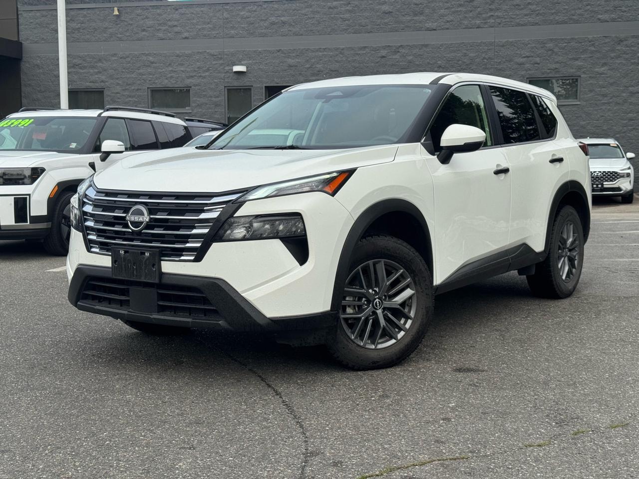 No Accidents | AWD | 1.5L Turbocharged Engine | Xtronic CVT | Backup Camera | Bluetooth | Nissan Safety Technology | Fuel Efficient | CarPlay & Android Auto | Heated Seats<br><br>2025 Nissan Rogue S AWD<br><br>This 2025 Nissan Rogue S AWD is now available at White Rock Hyundai, offering modern SUV practicality, fuel-efficient performance, and confident all-wheel drive capability. Finished in White and powered by a 1.5L turbocharged engine paired with an Xtronic CVT, this Rogue delivers smooth everyday driving with the added traction drivers appreciate around White Rock, South Surrey, Surrey, Delta, Langley, and Vancouver.<br><br>With 42,300 kilometres and no accidents reported, this Nissan Rogue S stands out as a smart choice for drivers looking for a newer compact SUV with space, comfort, and strong value. Well-equipped with features such as a backup camera, Bluetooth, comfortable seating, practical cargo space, and Nissan safety technology, it offers the everyday convenience and confidence shoppers want. If youre searching for a used Nissan Rogue for sale in White Rock, this AWD compact SUV is a great option for commuting, family use, and weekend driving.<br><br>Why Buy From White Rock Hyundai?<br>* 7x Hyundai Presidents Award of Merit Winner<br>* 3x Consumer Choice Award for Business Excellence<br>* AutoTrader Dealer of the Year<br><br>M-Promise Certified Pre-Owned ($995 value) includes:<br>* 30-day / 2,000 km Exchange Program<br>* 3-day / 300 km Money Back Guarantee<br>* Comprehensive 144-Point Mechanical Inspection<br>* Full Synthetic Oil Change<br>* BC Verified CARFAX<br>* Minimum 6 Month Powertrain Warranty<br><br>Buy with confidence at White Rock Hyundai. Our vehicles are priced competitively based on market demand, condition, and kilometres to give our customers a transparent and hassle-free buying experience.<br><br>Visit White Rock Hyundai today to test drive this 2025 Nissan Rogue S AWD. We proudly serve drivers in White Rock, South Surrey, Surrey, Delta, Langley, and Vancouver with quality pre-owned vehicles and a professional, no-pressure experience.<br><br>Contact our team today to confirm availability, explore financing options, and reserve this vehicle.<br><br>* All vehicle purchases are subject to a $799 administration fee. Dealer #31129.