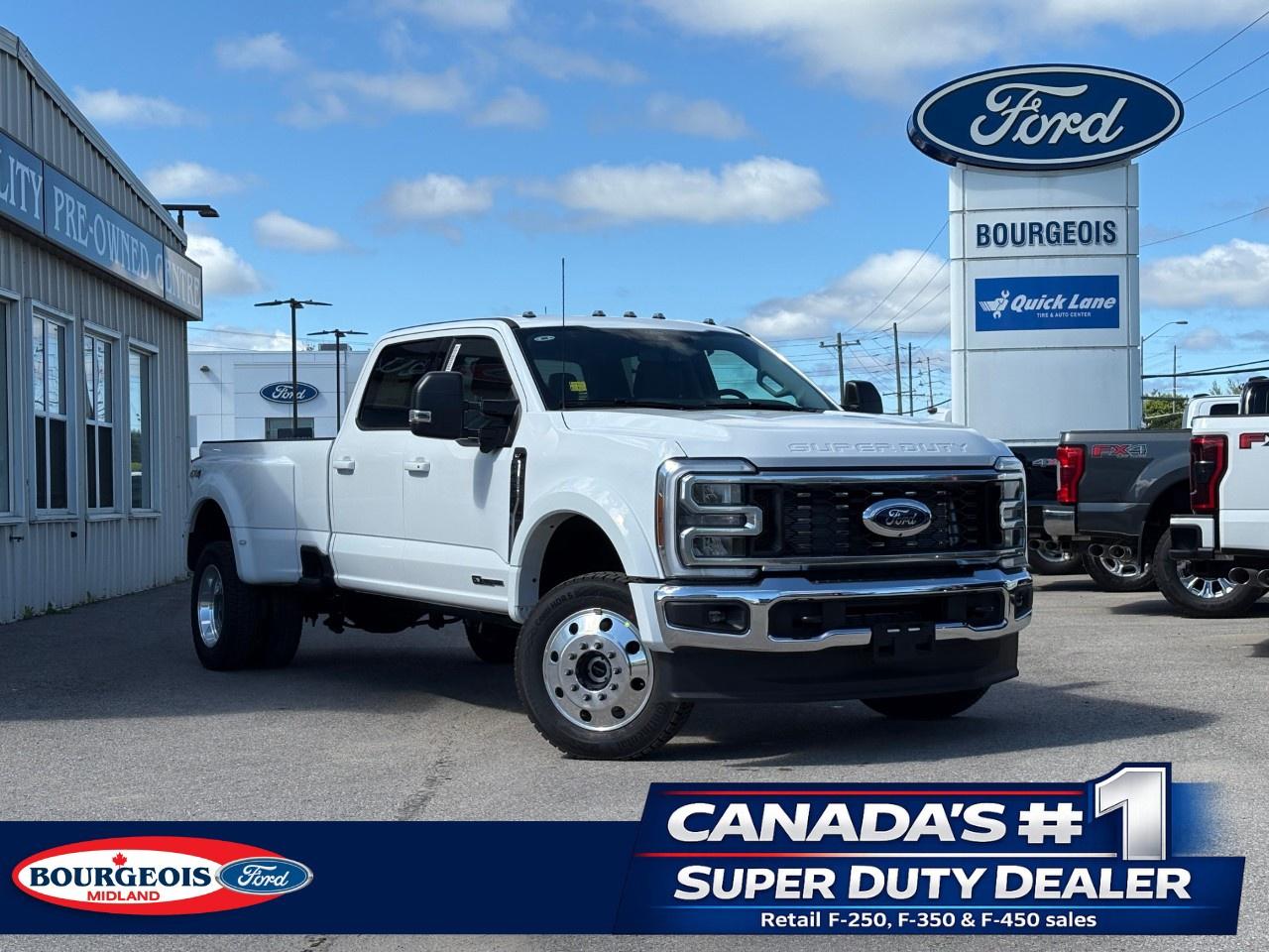 <p><span style=color:rgb( 58 , 80 , 95 )>The discount shown on vehicle represents the </span><u>Cash Purchase</u><span style=color:rgb( 58 , 80 , 95 )> discount and is inclusive of all non-stackable and stackable cash purchase discounts from Ford of Canada and Bourgeois Motors Ltd. and is offered in lieu of sub-vented lease or finance rates. To get details on current discounts applicable to this and other vehicles in our inventory for Lease and Finance customer, see a member of our team. All offers for lease or finance are On Approved Credit (OAC).While every effort is made to ensure the accuracy of discounts and programs, programs are subject to change without notice </span><span style=color:rgb( 119 , 119 , 119 )>and may not be accurate or completely current. While every reasonable effort is made to ensure the accuracy of this data, we are not responsible for any errors or omissions contained on these pages.</span></p> <p><strong>Why Choose the Bourgeois Auto Group?</strong></p><p>For 80 years, Bourgeois Auto Group has been delivering exceptional automotive experiences. Our factor trained teams work to ensure you receive the shopping experience you deserve; whether you're looking for a new or new-to-you vehicle.</p><p>Shop 24/7 with our online showroom and chat service, ensuring convenience every step of the way. No hidden fees, full disclosure, and every pre-owned vehicle comes with a Carfax® report for peace of mind.</p><p>We offer a wide selection of pre-owned vehicles, all competitively priced using real-time market data. Get the best deal on your purchase and trade-in with our free Live Market Analysis report.</p><p>Looking to sell your car? We buy any make or modelno purchase required. Our simple to use online trade valuation tool will provide you with a clear, transparent selling experience whether you buy our car or not.</p><p>Backed by hundreds dedicated employees across 4 convenient locations, were here to meet all your automotive needs. Visit us in Midland or Parry Sound and explore our inventory or schedule your next service today.</p> <p><strong>Financing Your Next Vehicle with Bourgeois Motors Ford in Midland:</strong></p><p>At Bourgeois Motors Ford, we make financing your next vehicle simple and stress-free! Our team works with trusted lenders to find flexible options tailored to your budget. Drive away with confidenceapply today!</p><p>Take advantage of our online pre-qualification tool, backed by Equifax and TD Bank to find the payment that works for you. Simply <a href=https://www.bourgeoismotors.com/free-credit-check/ rel=nofollow><strong>CLICK HERE</strong></a><strong> </strong>to use our secure online credit tool with no impact to your credit.</p>