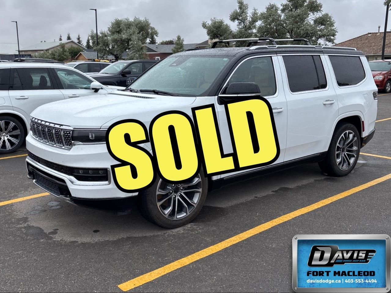 Used 2025 Jeep Grand Wagoneer Series III 4x4 for sale in Fort Macleod, AB