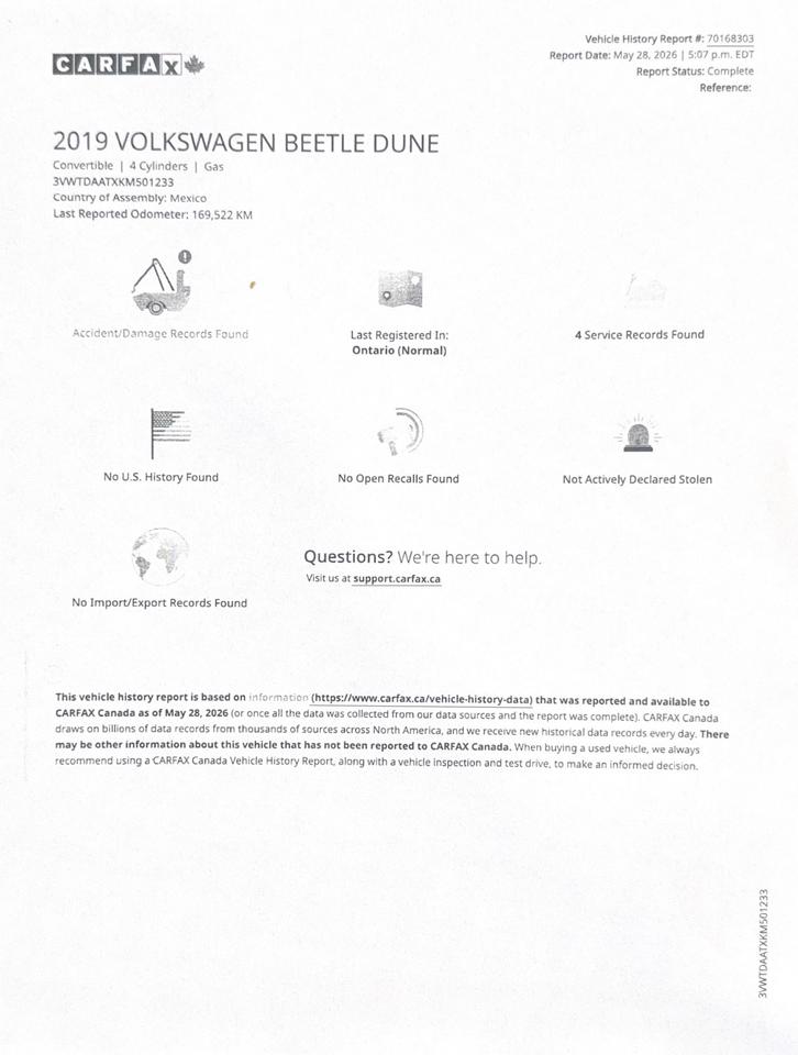 2019 Volkswagen Beetle Dune Photo