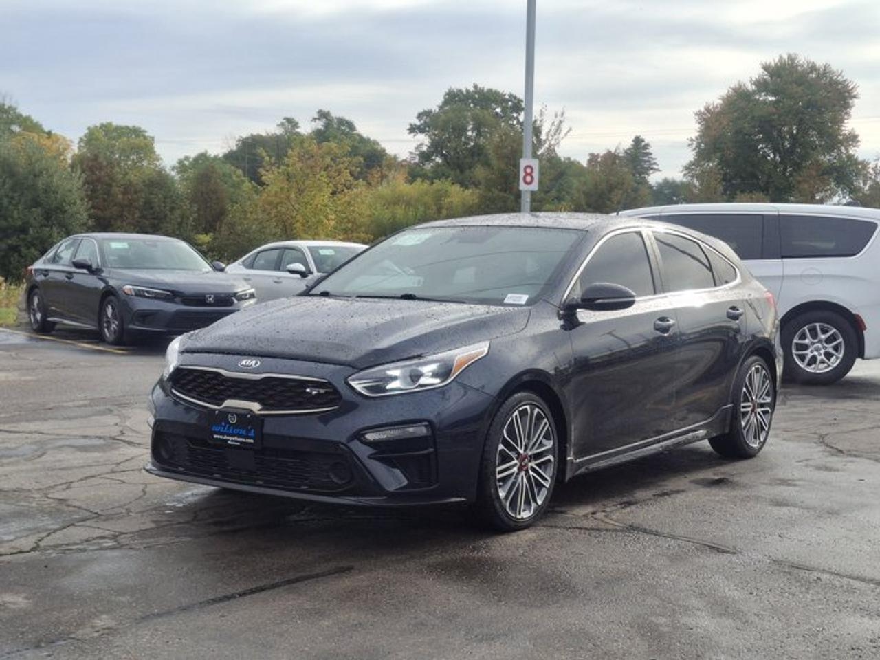 2020 Kia Forte5 GT Limited | Hatch | Leather | Nav | Sunroof | Smart Cruise | Cooled + Heated Seats | and More ! Photo0