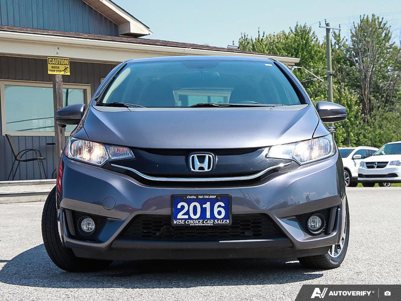 2016 Honda Fit EX, LOW KM'S, ECON, PWR S/ROOF, R/V CAM, H/SEATS Photo