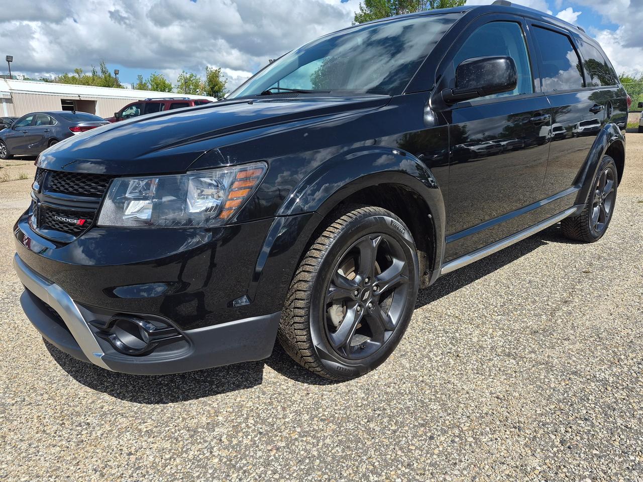 Used 2019 Dodge Journey Crossroad AWD, Lthr, Sunroof, NAV,Remote, DVD, BU for sale in Edmonton, AB