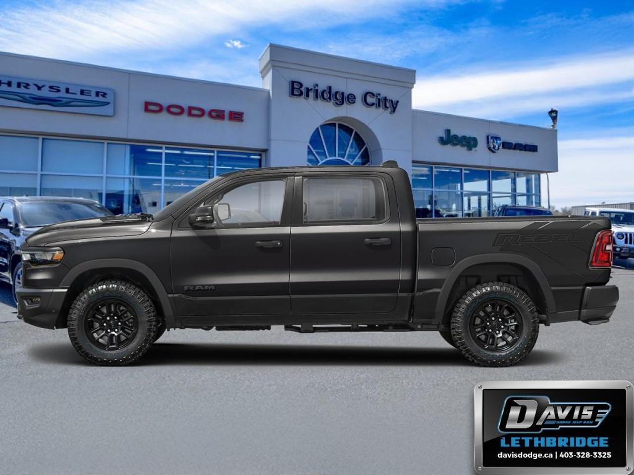 Used 2025 RAM 1500 Rebel -  Navigation -  Apple CarPlay for sale in Lethbridge, AB