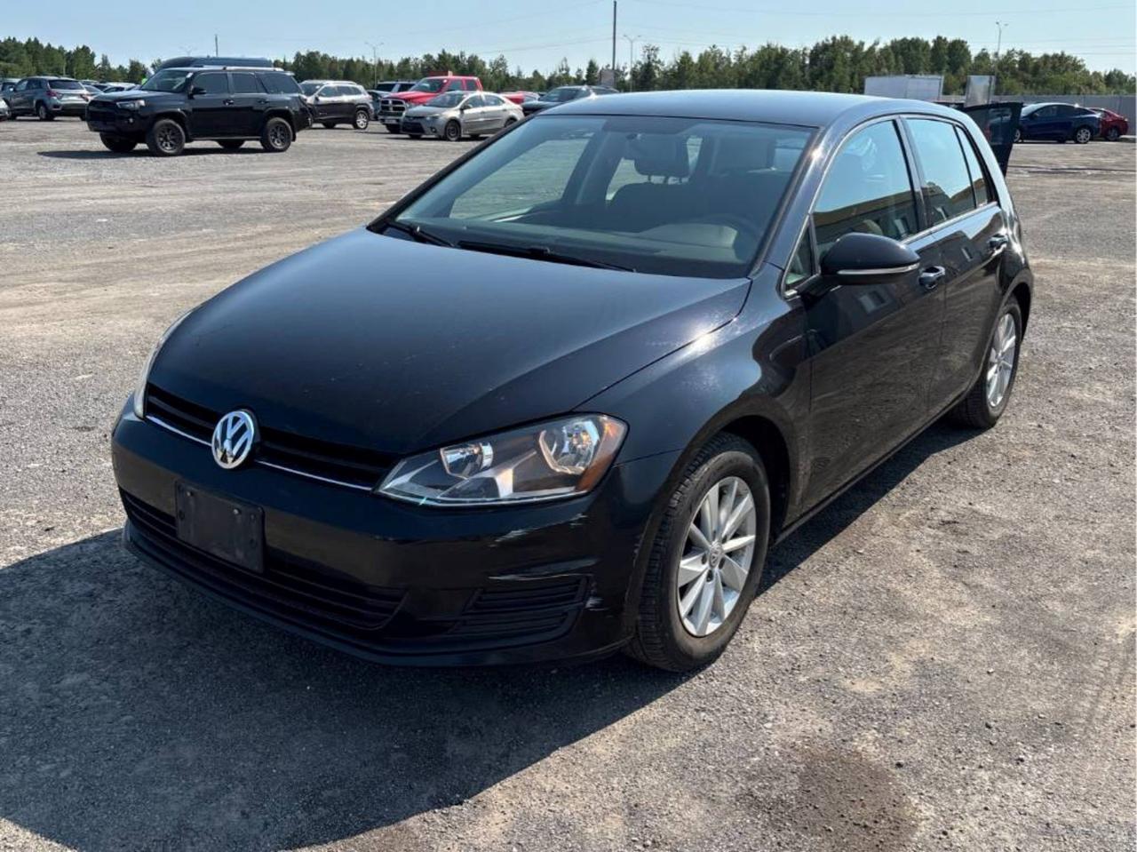 This 2017 Volkswagen Golf Trendline is the hatchback that does everything well: the 1.8L TSI turbo has real pull for its size, the 6-speed automatic is smooth, and the fuel numbers stay friendly. Equipped with air conditioning, heated front seats, heated mirrors, backup camera, Bluetooth phone connectivity, cruise control, power drivers seat and alloy wheels. The Golfs party trick is space fold the rear seats and the hatch swallows far more than the footprint suggests, while still parking anywhere. Safetied. Low interest financing available. Trade-ins welcome. Call ahead to confirm availability and book your test drive.