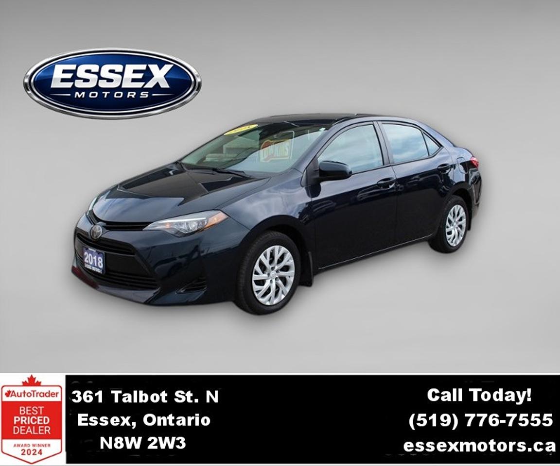 2018 Toyota Corolla LE*Super Low Ks*Heated Seats*Bluetooth*Rear Cam - Photo #1
