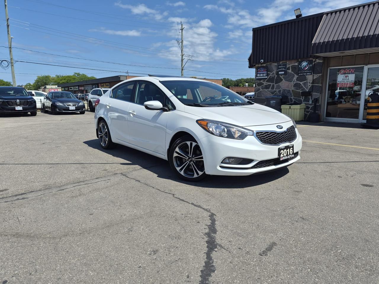 Used 2016 Kia Forte EX AUTO, SUNROOF, BACKUP CAMERA for sale in Oakville, ON