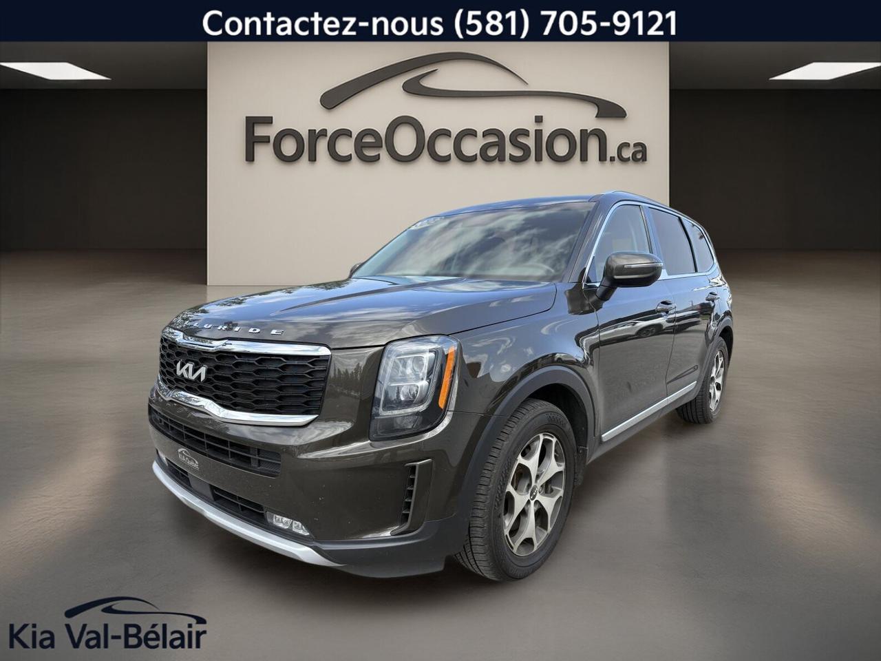 Used 2022 Kia Telluride EX * AWD * V6 * 291HP * CUIR * TOIT * BI-ZONE * VOLANT CHAUFF * for sale in Québec, QC