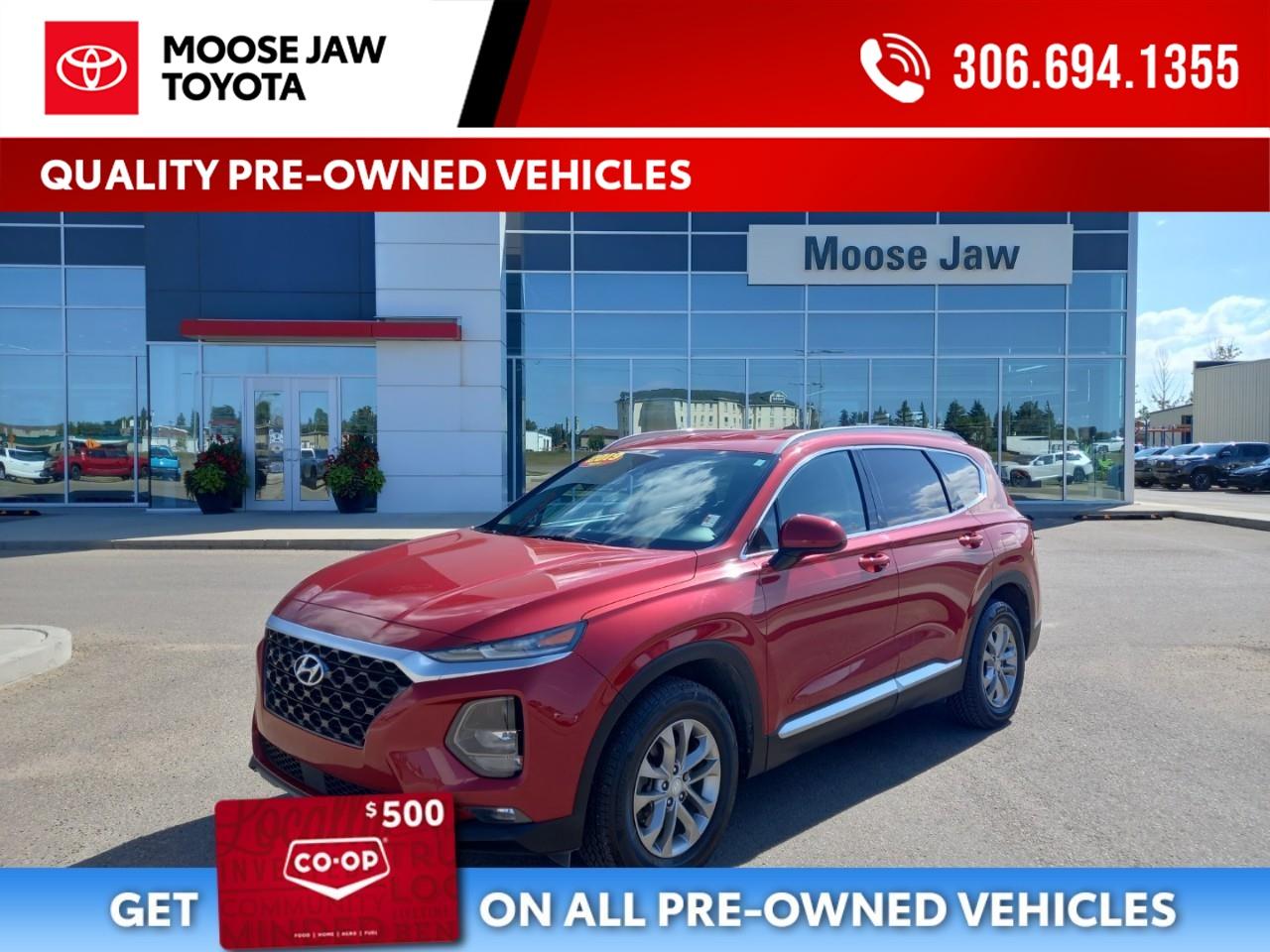 Used 2019 Hyundai Santa Fe ESSENTIAL Local trade-in with low mileage! for sale in Moose Jaw, SK