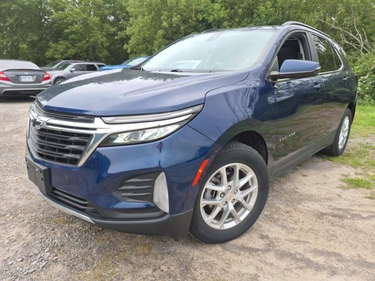 Look at this certified 2022 Chevrolet Equinox LT AWD | Pano Roof | Navi | Heated Seats + Steering | Adaptive Cruise | Power Liftgate | and More !. Its Automatic transmission and 1.5L engine will keep you going. This Chevrolet Equinox features the following options: Reverse Camera, Remote Start, Panoramic Roof, Heated Steering Wheel, Apple Car Play, Air Conditioning, Adaptive Cruise, Heated Seats, Tilt Steering Wheel, and Steering Radio Controls. See it for yourself at Mark Wilsons Better Used Cars, 5055 Whitelaw Road, Guelph, ON N1H 6J4.MASSIVE SELECTION: 500+ vehicles in ONE LOCATION, all Live Market Priced for the best value!STRAIGHTFORWARD & TRANSPARENT PRICING: Our Advertised Price INCLUDES:Safety Certification! (No separate certification fee upcharge).FREE Carfax History Report!NO upcharge for paying cash!CONFIDENCE & PEACE OF MIND: 30-Day/3,000 km Warranty INCLUDED! Plus a 5-Day Exchange Privilege!*EASY FINANCING: Better-than-bank rates, $0 Down, and 3 Months No Payments available OAC. BAD CREDIT APPROVED HERE!WE BUY CARS: Get Top Dollar for your trade, or sell us your vehicle for CASH even if you dont buy ours!www.shopwilsons.comAn Honest, Transparent Buying Experience. Trusted in business since 1961!(Cash Prices Exclude HST and Licensing Fees only.)
