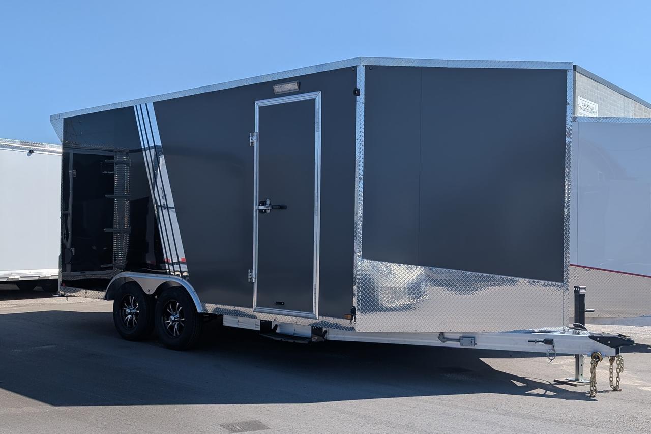 2025 Canadian Trailer Company 8.5X16 V-Nose Cargo Trailer Aluminum Tandem Axle Photo2