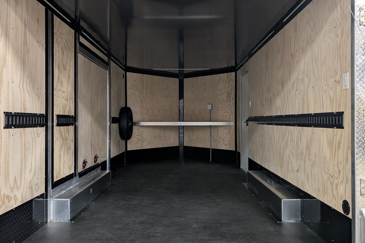 2025 Canadian Trailer Company 8.5X16 V-Nose Cargo Trailer Aluminum Tandem Axle Photo13