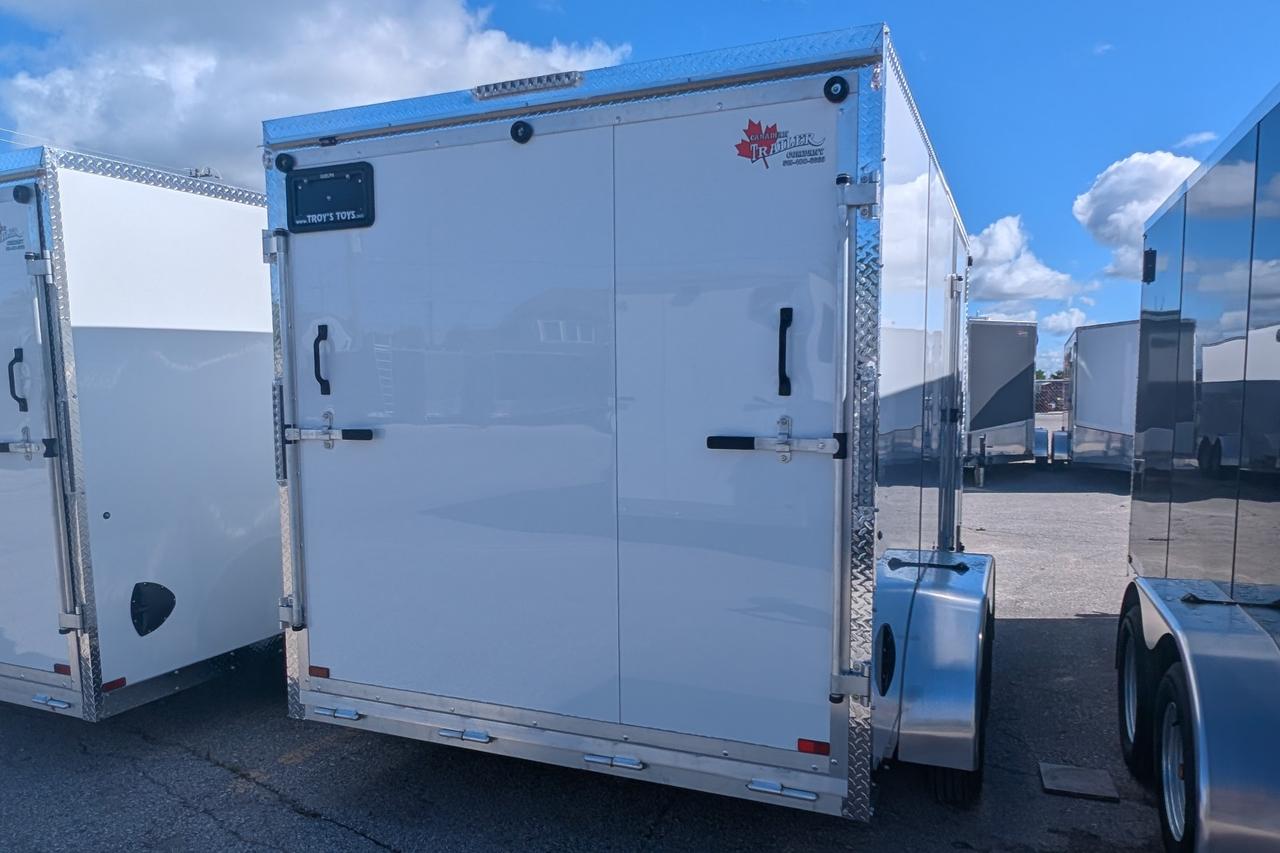 2026 Canadian Trailer Company 7x12 V-Nose Cargo Trailer Aluminum Tandem Axle Photo13
