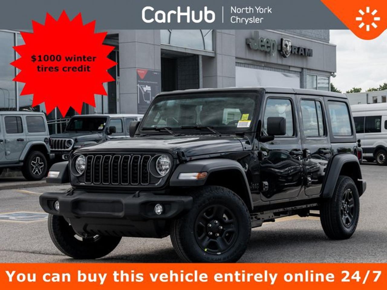 2027 Jeep Wrangler Sport 2.0L Turbocharged I-4 | 8-Speed Automatic | Black Freedom Top 3-Piece Hardtop Photo0