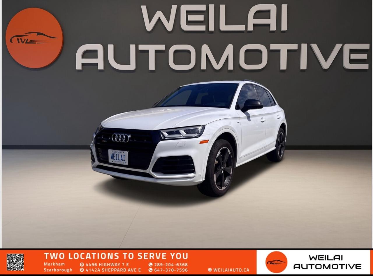 quattro All-Wheel Drive | S-Line Sport Appearance Package | Panoramic Power Sunroof | Audi Virtual Cockpit | Apple CarPlay & Android Auto | Low credit? No credit? Established Credit? We accept ALL!!! - Contact Us Today!Test Drive the 2019 Audi Q5 Progressiv S-line Today! This highly sought-after luxury compact SUV perfectly balances sporty performance, premium comfort, and cutting-edge technology. With its legendary quattro all-wheel drive, refined S-line styling, and spacious interior, this Canadian-market Q5 is designed to elevate your daily commute and weekend getaways in any weather condition. <br/> PerformanceEngine: 2.0L TFSI Turbocharged 4-Cylinder <br/> Horsepower: 248 hp <br/> Torque: 273 lb-ft <br/> Transmission: 7-Speed S tronic Automatic <br/> Drivetrain: quattro AWD <br/> ExteriorS-line exterior appearance package with sporty front and rear bumpers <br/> 19-inch 5-spoke dynamic design alloy wheels <br/> LED headlights with LED daytime running lights <br/> Panoramic power sunroof with power sunshade <br/> Power tailgate with programmable opening height <br/> InteriorLeather seating surfaces with heated front sport seats <br/> 3-zone automatic climate control with rear digital display <br/> Heated leather-wrapped multifunction steering wheel <br/> Brushed aluminum interior inlays and illuminated S-line door sills <br/> 40/20/40 split-folding rear seats with slide and recline <br/> TechnologyAudi Smartphone Interface with Apple CarPlay and Android Auto <br/> Audi MMI Navigation plus with 8.3-inch central display <br/> Audi Virtual Cockpit 12.3-inch digital instrument cluster <br/> Audi Advanced Key with push-button start and key <br/> FINANCINGAt Weilai Automotive Inc., were all about giving everyone a fair shot at owning a quality vehicle, no matter their credit history. Whether youre grappling with credit challenges or have a stellar credit record, we have financing options that cater to you. Your specific financing terms will depend on various factors, including your credit rating. For a personalized finance consultation, a signed consent form is needed. Reach out to schedule your appointment today. <br/> WEILAI CERTIFIED PRE-OWNED PROGRAM:*Full Detailing Package <br/> Comprehensive Certification Package <br/> Safety Certification <br/> Financing Available <br/> Extended Warranty Available <br/> Available for only $899 <br/> *Weilai Certified Pre-Owned Program includes: Full interior detailing, full exterior detailing, meticulous vehicle reconditioning. A comprehensive 60-point safety inspection with additional standards. For example, tire and brake treads must be a minimum of 3.5 mm which is 233% of the Ontario standard of 1.5 mm. Access to a large network of lenders to give you the best approval guaranteed. Option to extend the warranty for up to an additional 6 years for an additional fee. <br/> CARFAX REPORTWe believe in full transparency. All vehicles come with a FREE Carfax report. Please visit our listing on weilaiauto.ca or autotrader.ca to obtain your free Carfax report. <br/> CONTACT NOWWe welcome customers from all over the GTA, including Markham, Scarborough, Barrie, Stouffville, Toronto, Richmond Hill, East Gwillimbury, Aurora, North York, East York, Whitby, Brampton, and the surrounding area. Ready to take the next step? Book an appointment, get more info, or get in touch by calling 289-204-6368 or emailing us at salemanagers@weilaiauto.ca. <br/> <br/> <br/> FEE DISCLOSUREPrice does not include safety certification, HST, or licensing fees. Safety certification available, see the Weilai Certified Pre-Owned Program for details. <br/> FINANCE SPECIAL PRICE ONLYPricing is based on financing. The listed price includes a $1,000 finance rebate. Choosing an alternative payment method may disqualify this rebate. <br/> VEHICLE CONDITIONThe vehicle has been inspected and reconditioned to a premium pre-owned condition and is ready to be test-driven. However, to comply with OMVICs disclosure requirements, please note that this unit is not currently drivable and not certified until it undergoes safety certification. <br/> DISCLAIMERSPlease note that these details are based on the typical specifications for a given year, make, and model, and actual features may vary for the specific VIN provided. The descriptions above and the contents on this vehicle detail page are generated using AI and VIN decoders, which may contain inaccuracies. They are intended for reference only and may not be entirely reliable. Always check the vehicles actual specifications and refer to the owners manual for the most precise and up-to-date information. While Weilai Automotive Inc. strives to provide accurate information, we will not be responsible for any mistakes made on this page. <br/>