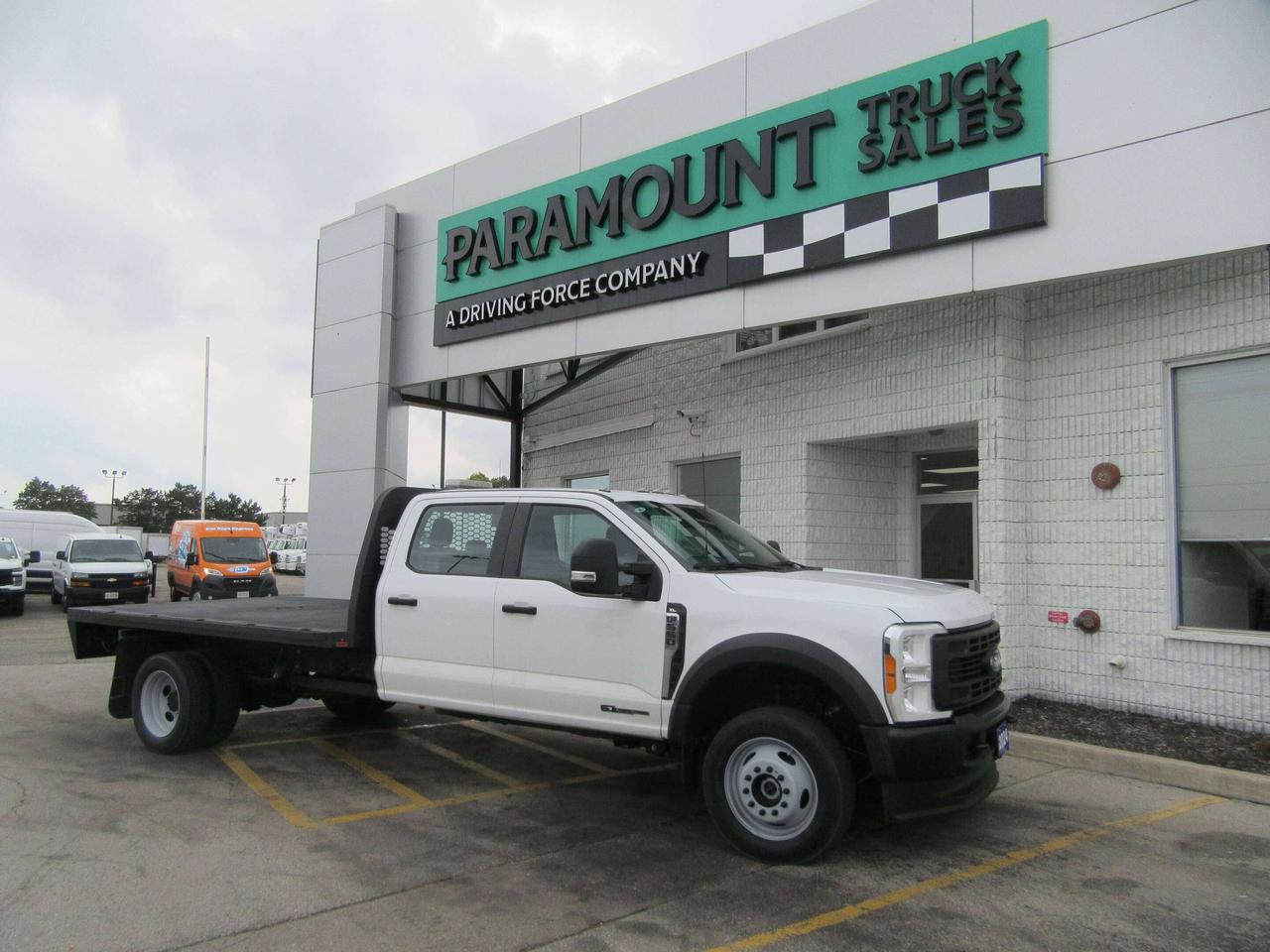 2024 Ford F-550 CREW CAB 4X4 DIESEL 12FT FLAT DECK GOOSENECK BALL Photo0