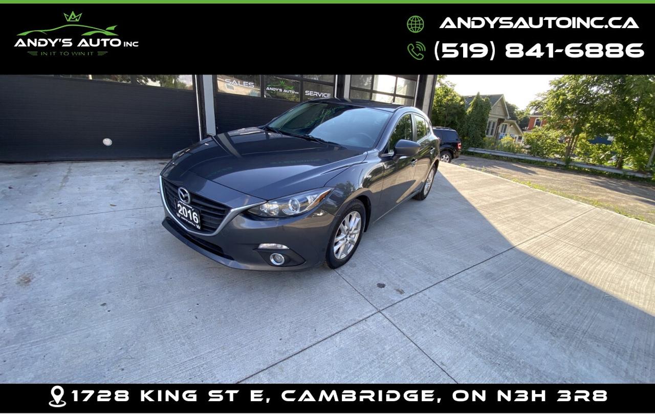 2016 Mazda 3 GS SKY HB ! SUNROOF !! HEATED SEATS ! GS SKY ! SUNROOF !! HEATED SEATS ! Photo