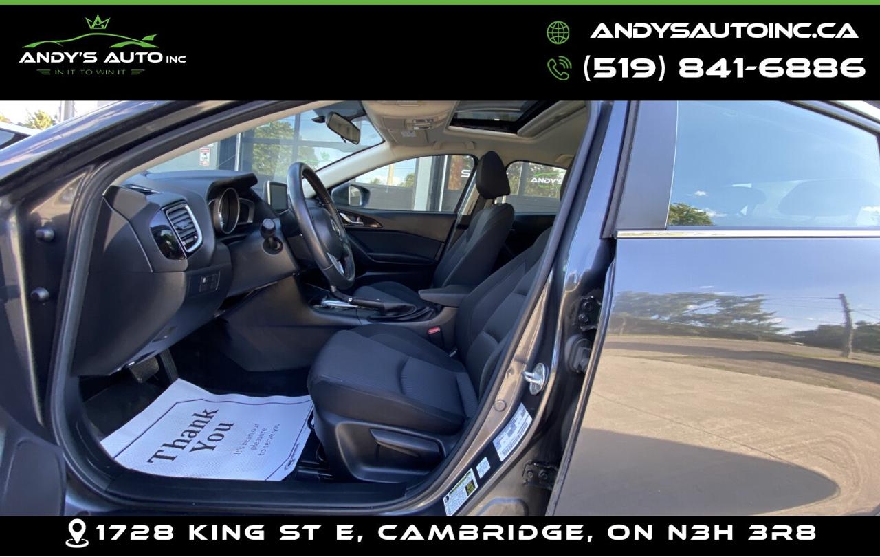 2016 Mazda 3 GS SKY HB ! SUNROOF !! HEATED SEATS ! GS SKY ! SUNROOF !! HEATED SEATS ! Photo