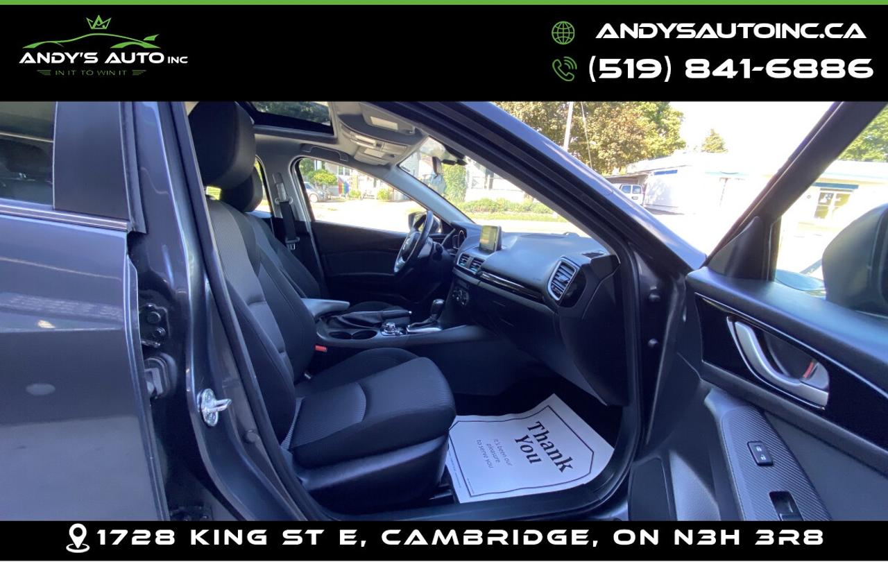 2016 Mazda 3 GS SKY HB ! SUNROOF !! HEATED SEATS ! GS SKY ! SUNROOF !! HEATED SEATS ! Photo