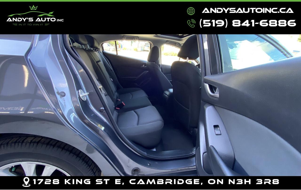 2016 Mazda 3 GS SKY HB ! SUNROOF !! HEATED SEATS ! GS SKY ! SUNROOF !! HEATED SEATS ! Photo