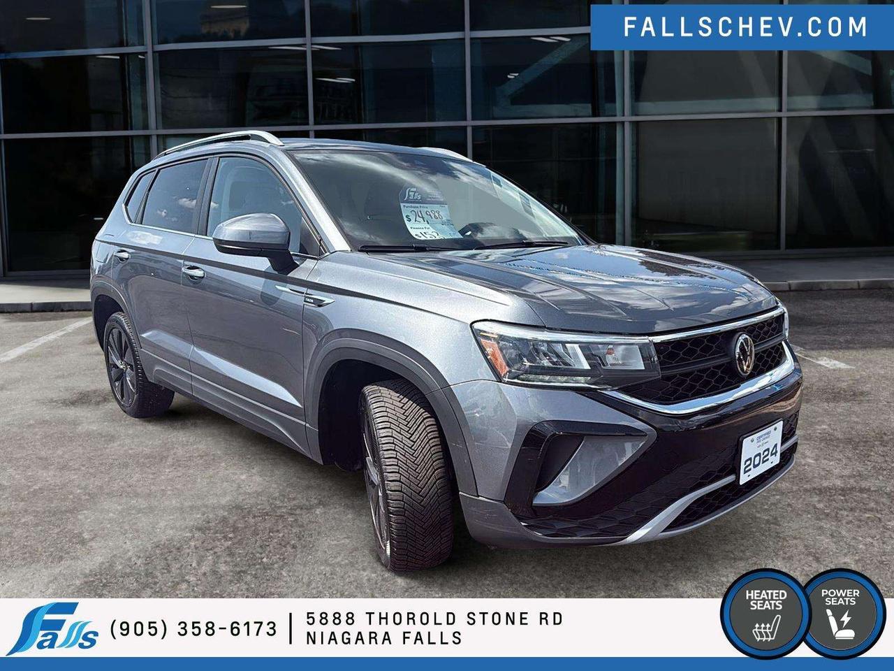 2024 Volkswagen Taos Comfortline RENTAL,H.SEATS,H.STEERING,P.SEAT Photo