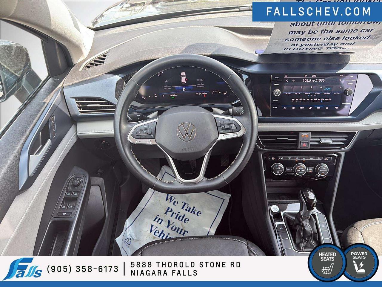 2024 Volkswagen Taos Comfortline RENTAL,H.SEATS,H.STEERING,P.SEAT Photo